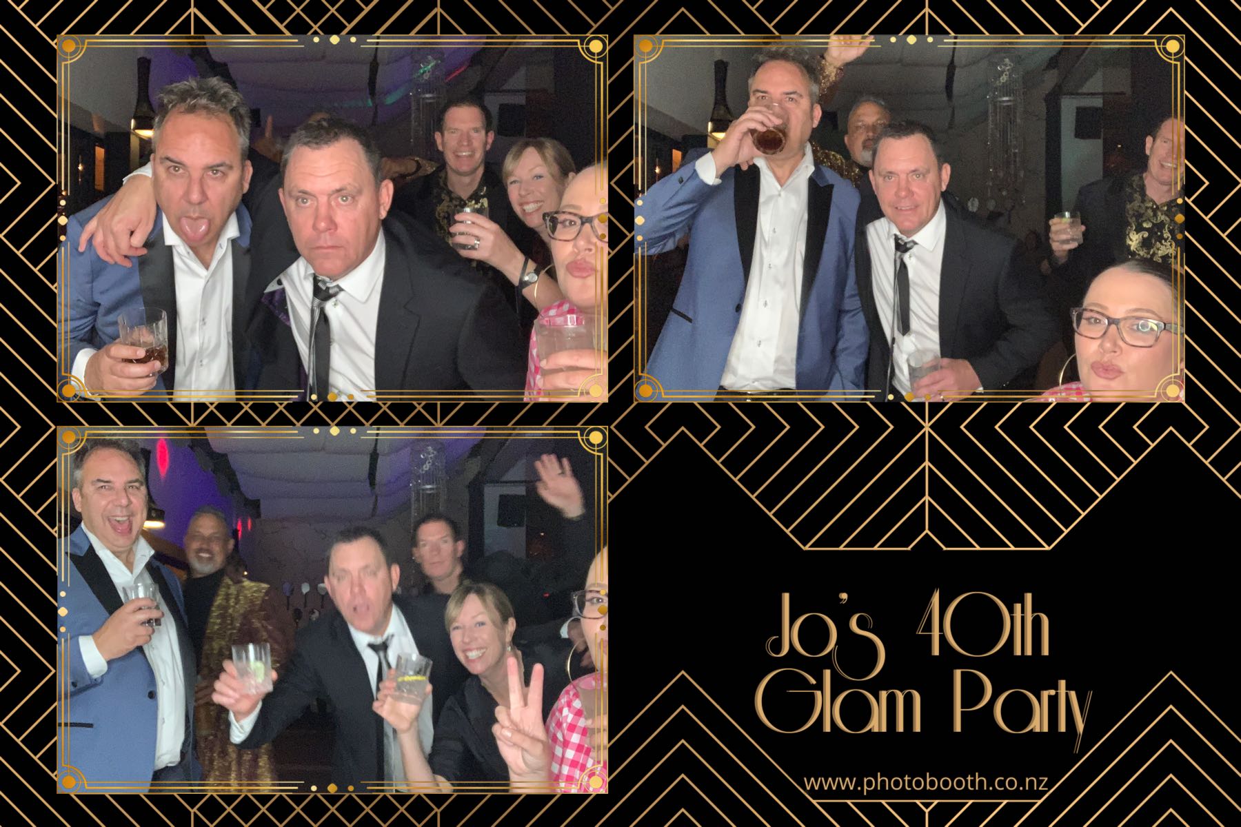 Jo's Glam 40th | View more photos from the event at gallery.photobooth.co.nz/u/SelfieCentral/Jos-Glam-40th
