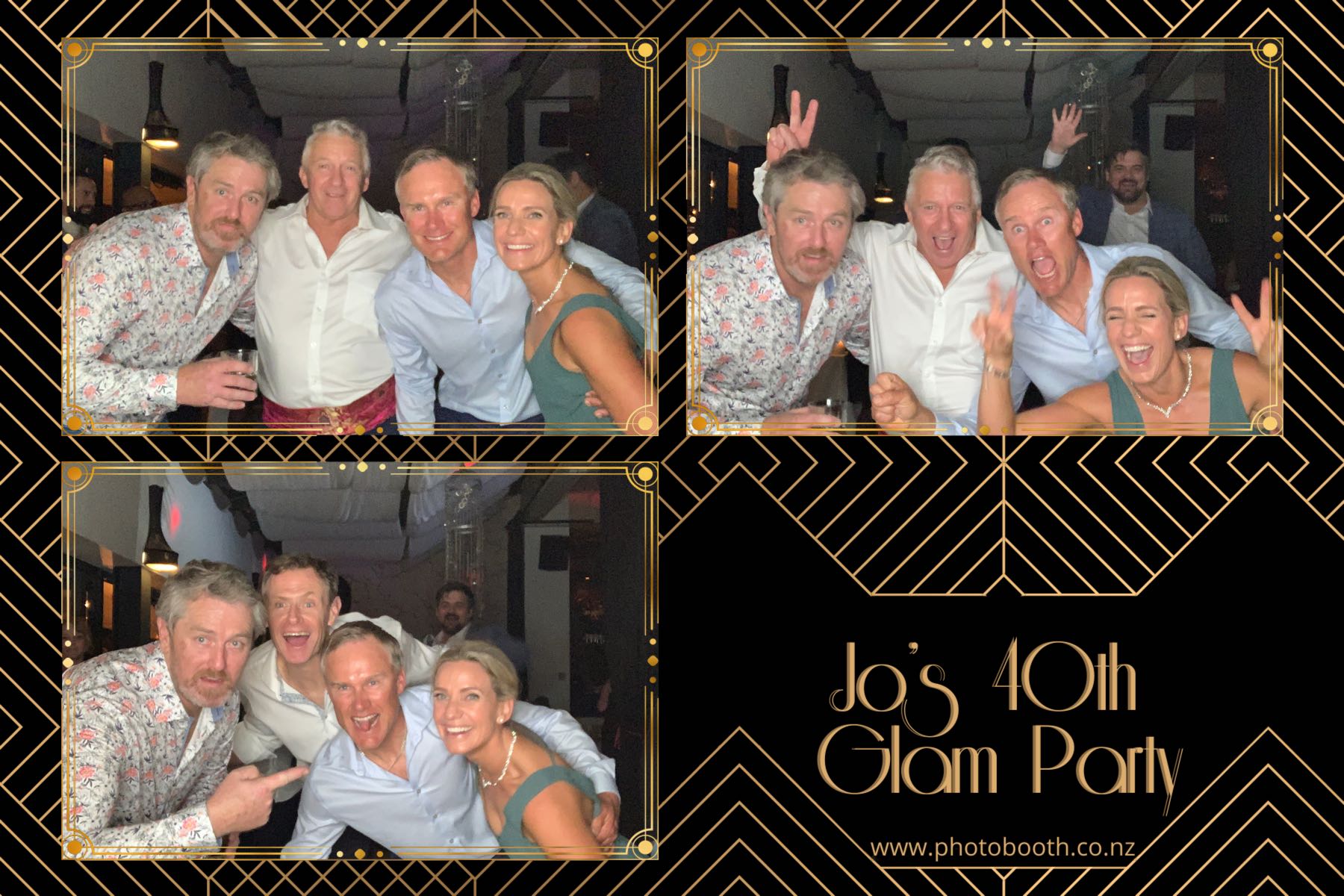 Jo's Glam 40th | View more photos from the event at gallery.photobooth.co.nz/u/SelfieCentral/Jos-Glam-40th