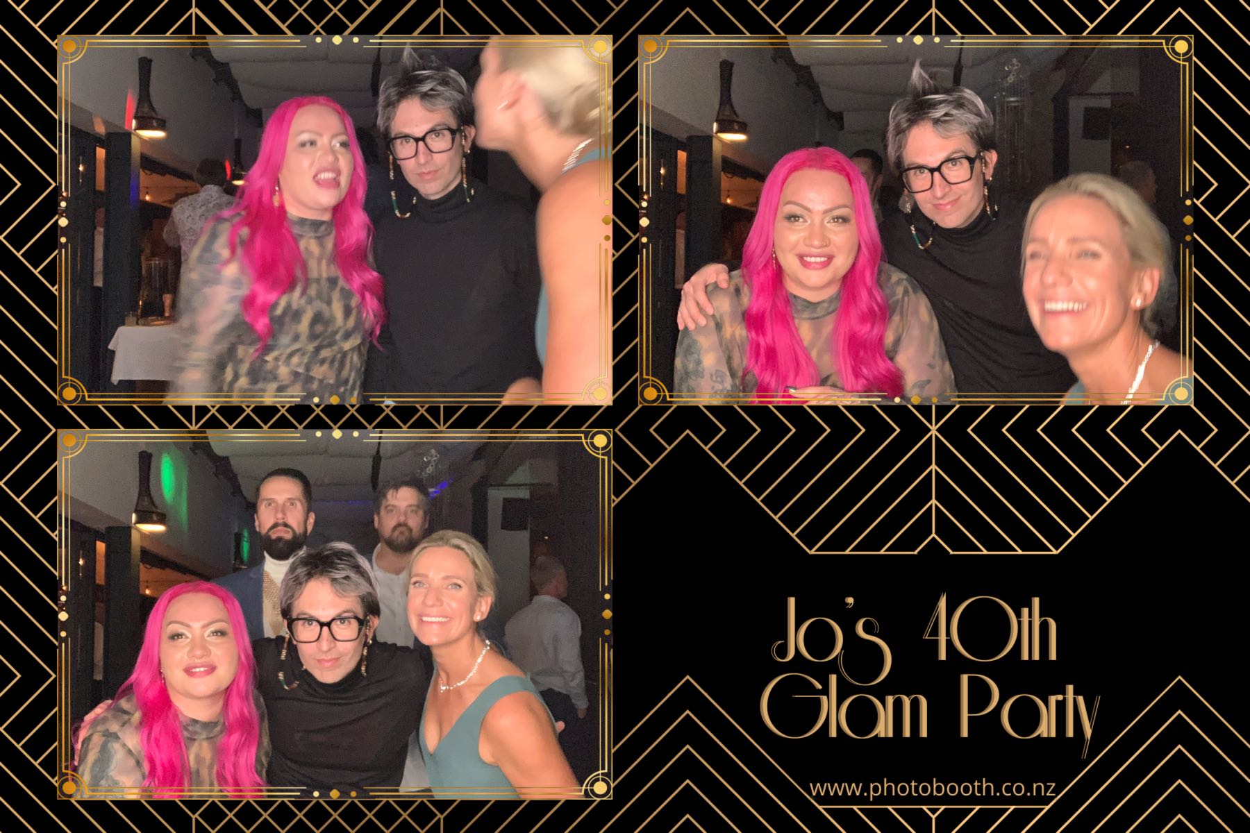 Jo's Glam 40th | View more photos from the event at gallery.photobooth.co.nz/u/SelfieCentral/Jos-Glam-40th