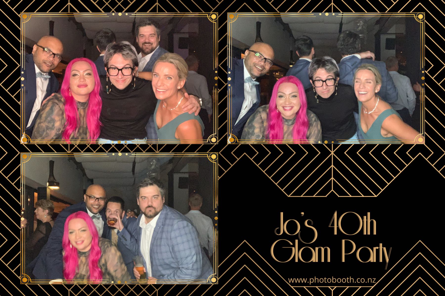 Jo's Glam 40th | View more photos from the event at gallery.photobooth.co.nz/u/SelfieCentral/Jos-Glam-40th