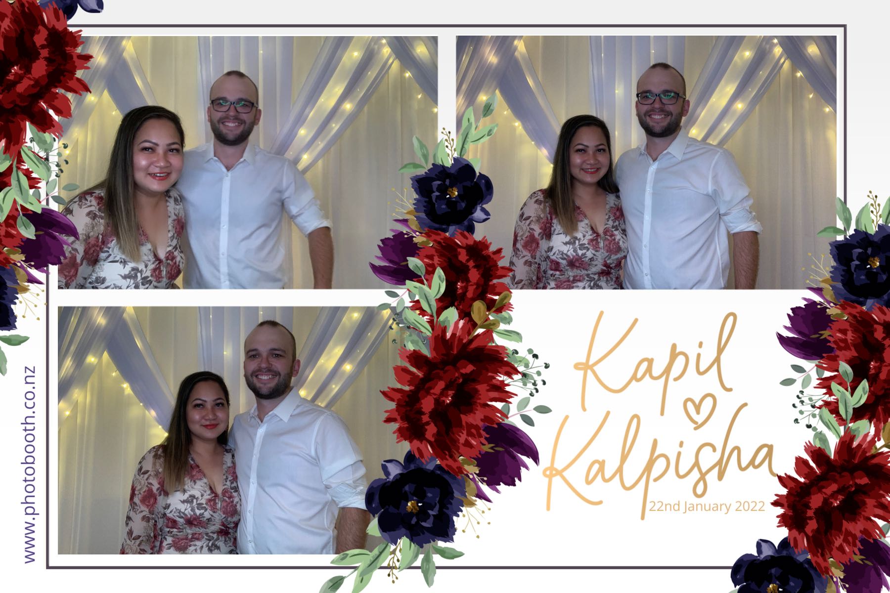 Kapil & Kalpisha's Wedding | View more photos from the event at gallery.photobooth.co.nz/u/SelfieCentral/Kapil-Kalpishas-Wedding