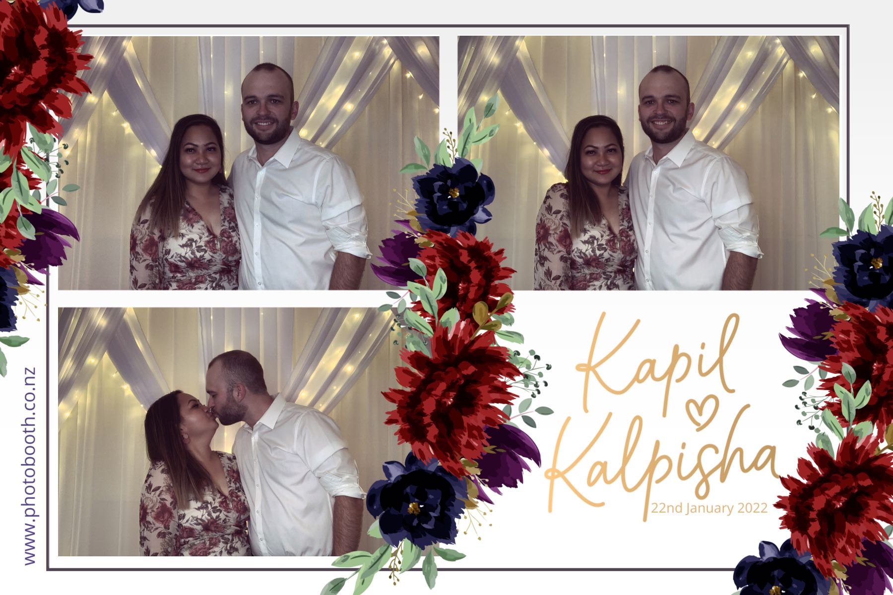 Kapil & Kalpisha's Wedding | View more photos from the event at gallery.photobooth.co.nz/u/SelfieCentral/Kapil-Kalpishas-Wedding