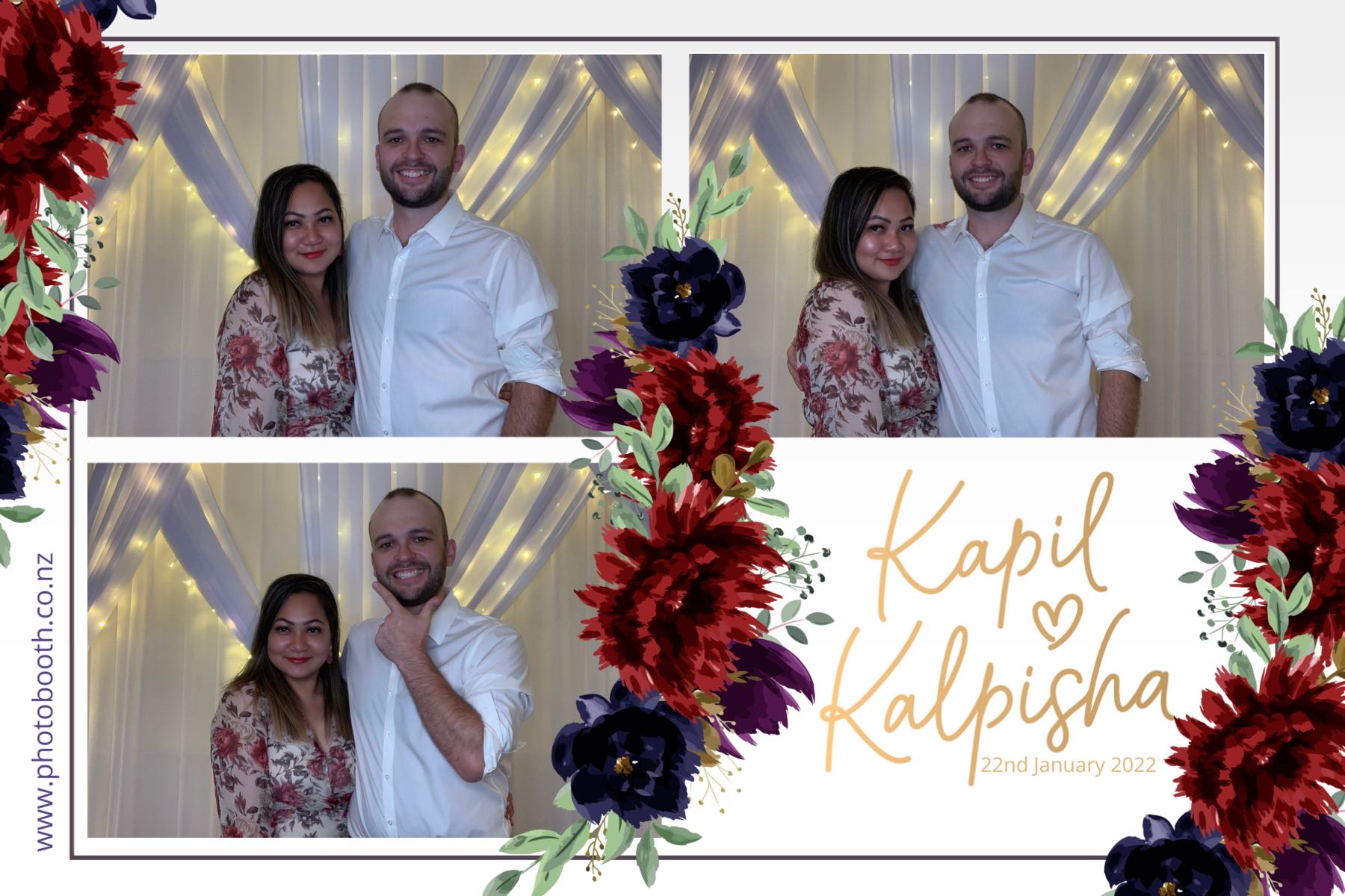 Kapil & Kalpisha's Wedding | View more photos from the event at gallery.photobooth.co.nz/u/SelfieCentral/Kapil-Kalpishas-Wedding