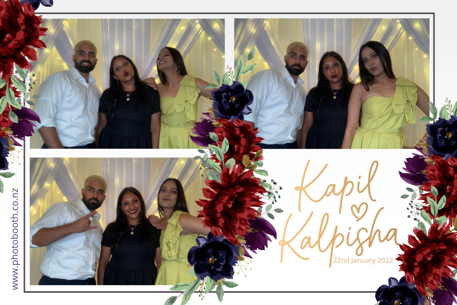 Kapil & Kalpisha's Wedding | View more photos from the event at gallery.photobooth.co.nz/u/SelfieCentral/Kapil-Kalpishas-Wedding