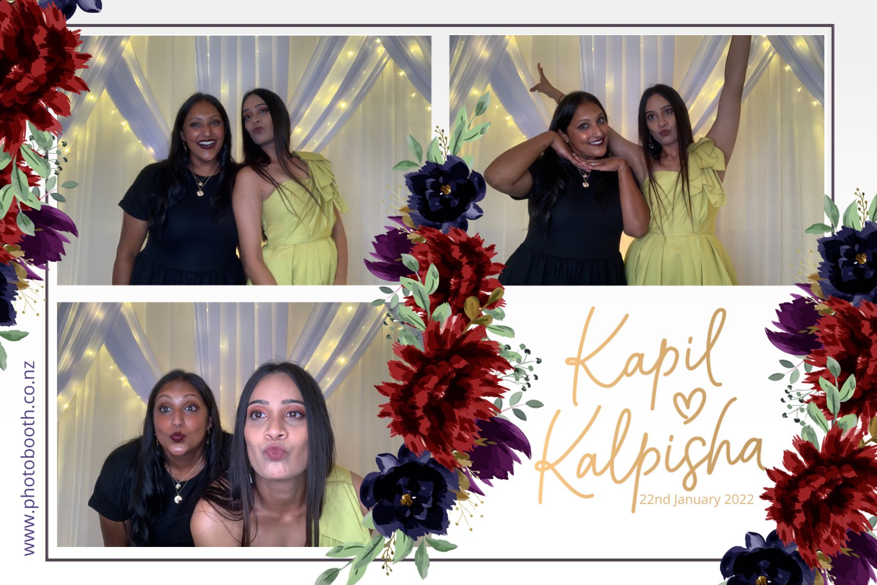 Kapil & Kalpisha's Wedding | View more photos from the event at gallery.photobooth.co.nz/u/SelfieCentral/Kapil-Kalpishas-Wedding