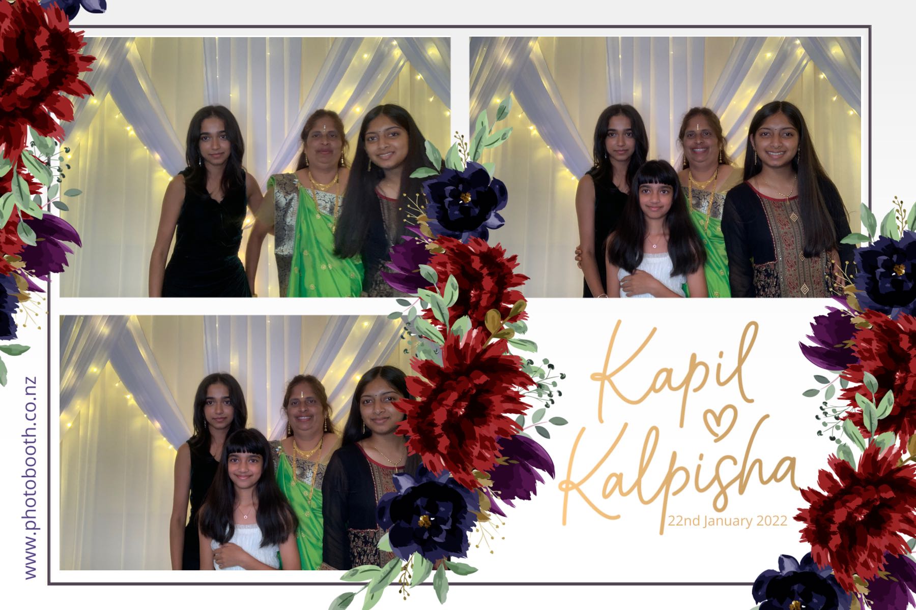 Kapil & Kalpisha's Wedding | View more photos from the event at gallery.photobooth.co.nz/u/SelfieCentral/Kapil-Kalpishas-Wedding