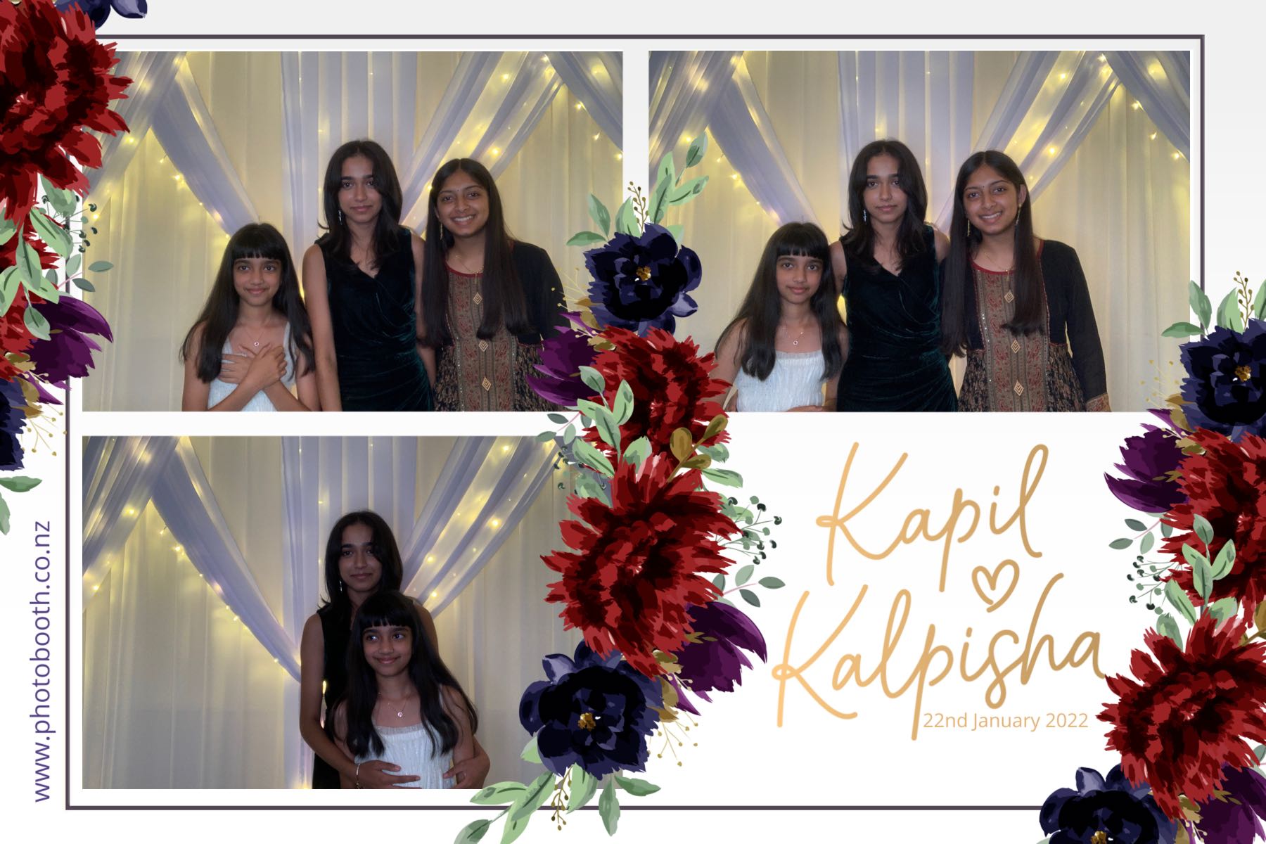 Kapil & Kalpisha's Wedding | View more photos from the event at gallery.photobooth.co.nz/u/SelfieCentral/Kapil-Kalpishas-Wedding
