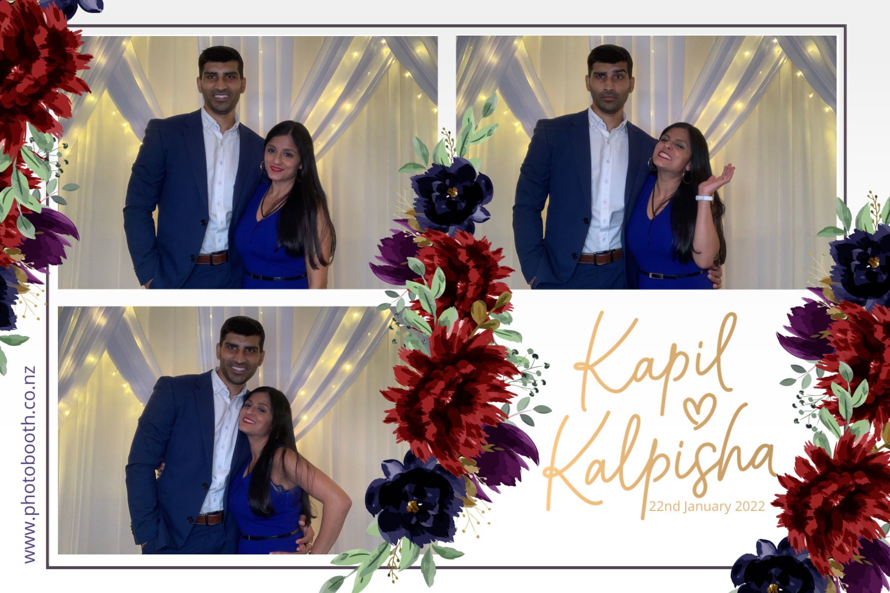 Kapil & Kalpisha's Wedding | View more photos from the event at gallery.photobooth.co.nz/u/SelfieCentral/Kapil-Kalpishas-Wedding
