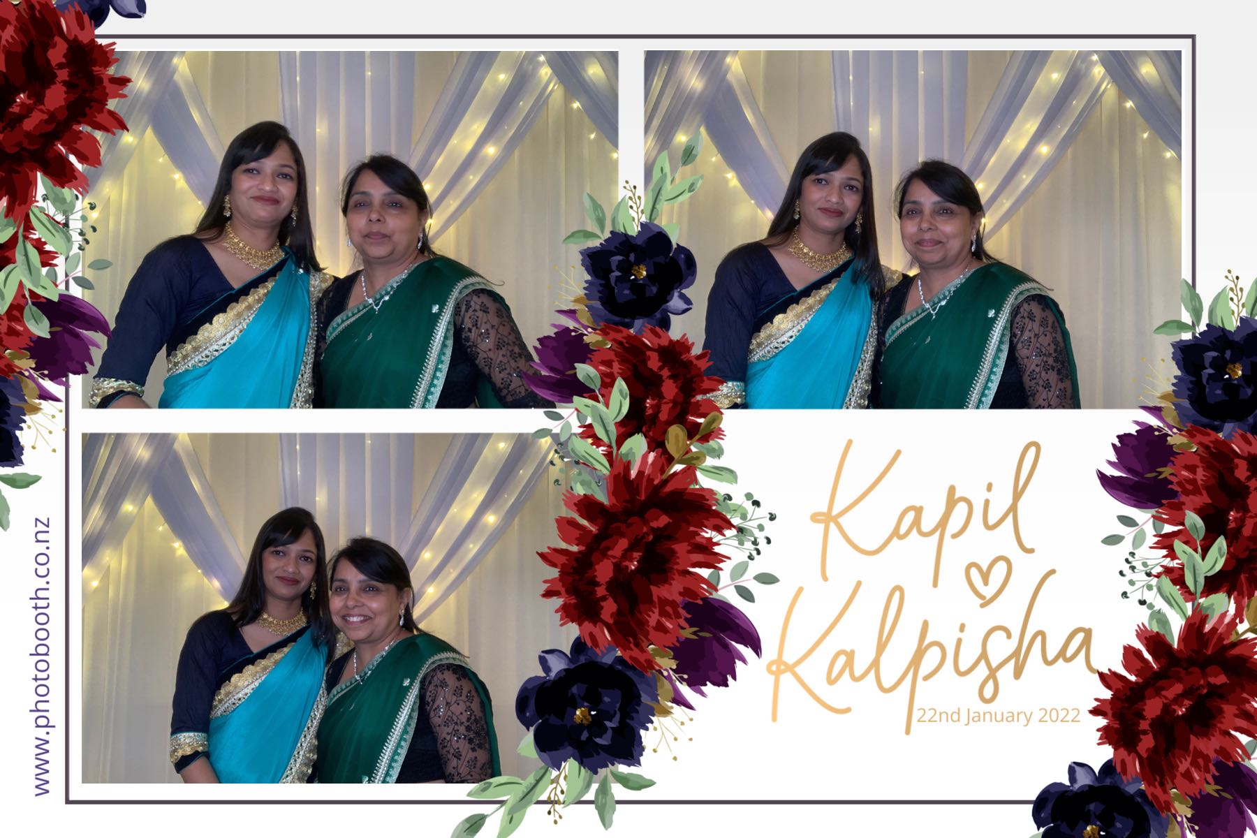 Kapil & Kalpisha's Wedding | View more photos from the event at gallery.photobooth.co.nz/u/SelfieCentral/Kapil-Kalpishas-Wedding