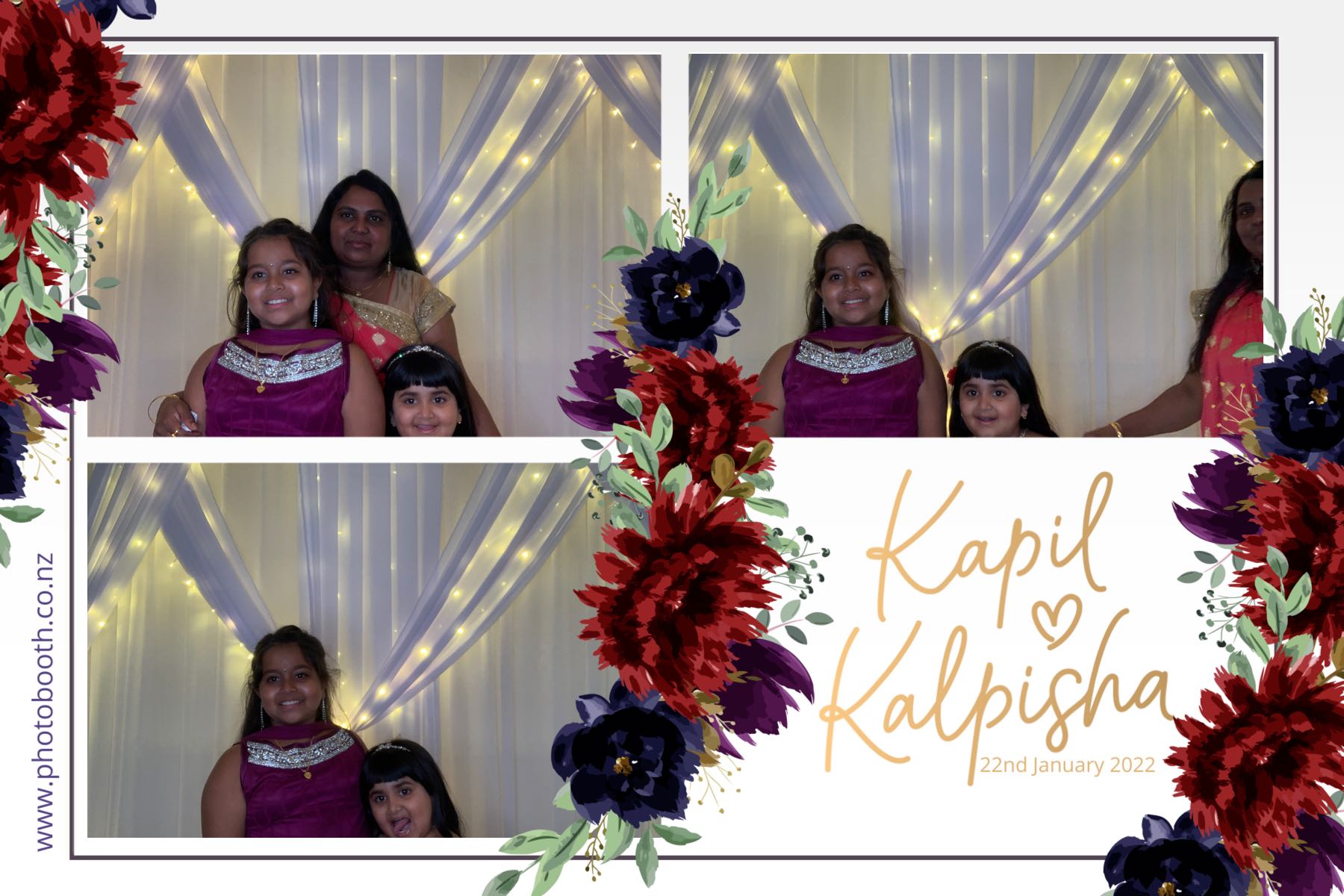 Kapil & Kalpisha's Wedding | View more photos from the event at gallery.photobooth.co.nz/u/SelfieCentral/Kapil-Kalpishas-Wedding
