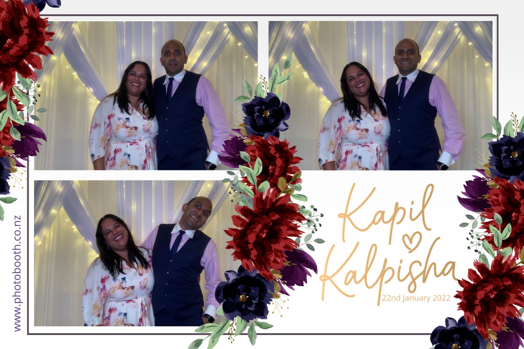 Kapil & Kalpisha's Wedding | View more photos from the event at gallery.photobooth.co.nz/u/SelfieCentral/Kapil-Kalpishas-Wedding