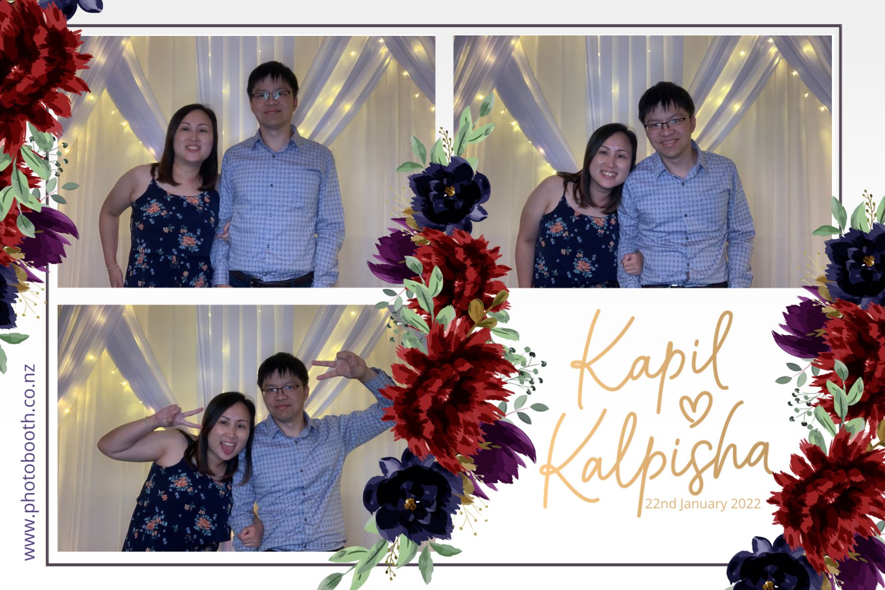 Kapil & Kalpisha's Wedding | View more photos from the event at gallery.photobooth.co.nz/u/SelfieCentral/Kapil-Kalpishas-Wedding