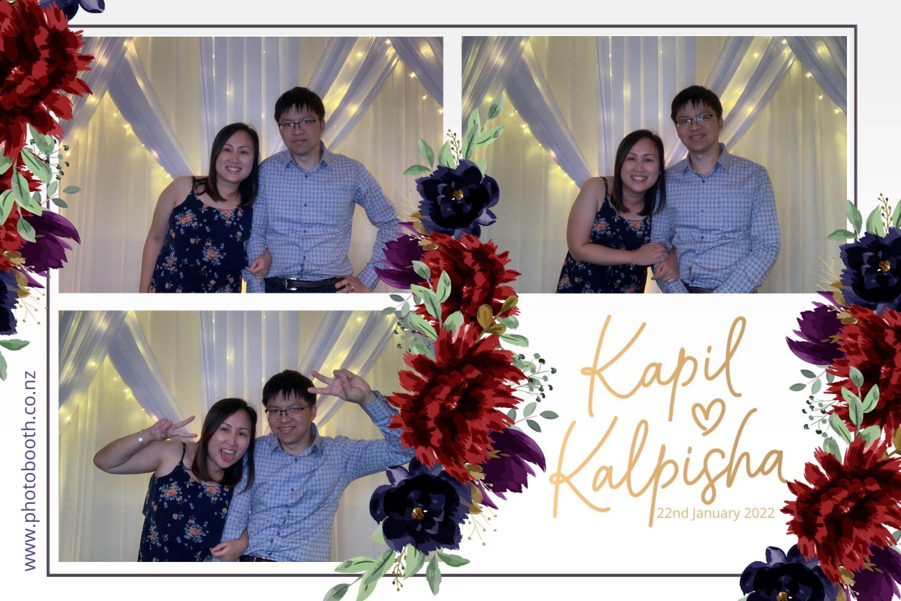 Kapil & Kalpisha's Wedding | View more photos from the event at gallery.photobooth.co.nz/u/SelfieCentral/Kapil-Kalpishas-Wedding