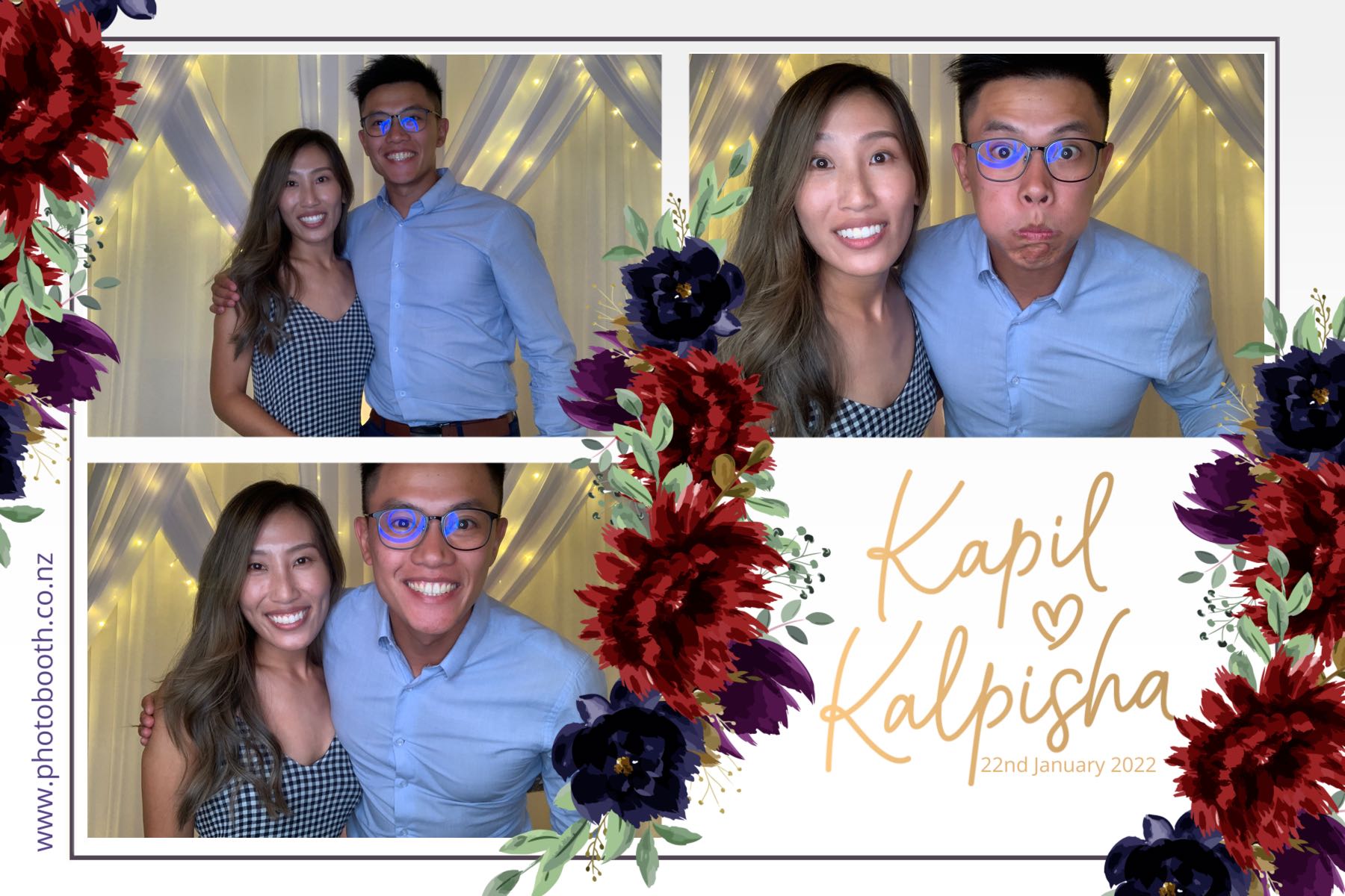 Kapil & Kalpisha's Wedding | View more photos from the event at gallery.photobooth.co.nz/u/SelfieCentral/Kapil-Kalpishas-Wedding