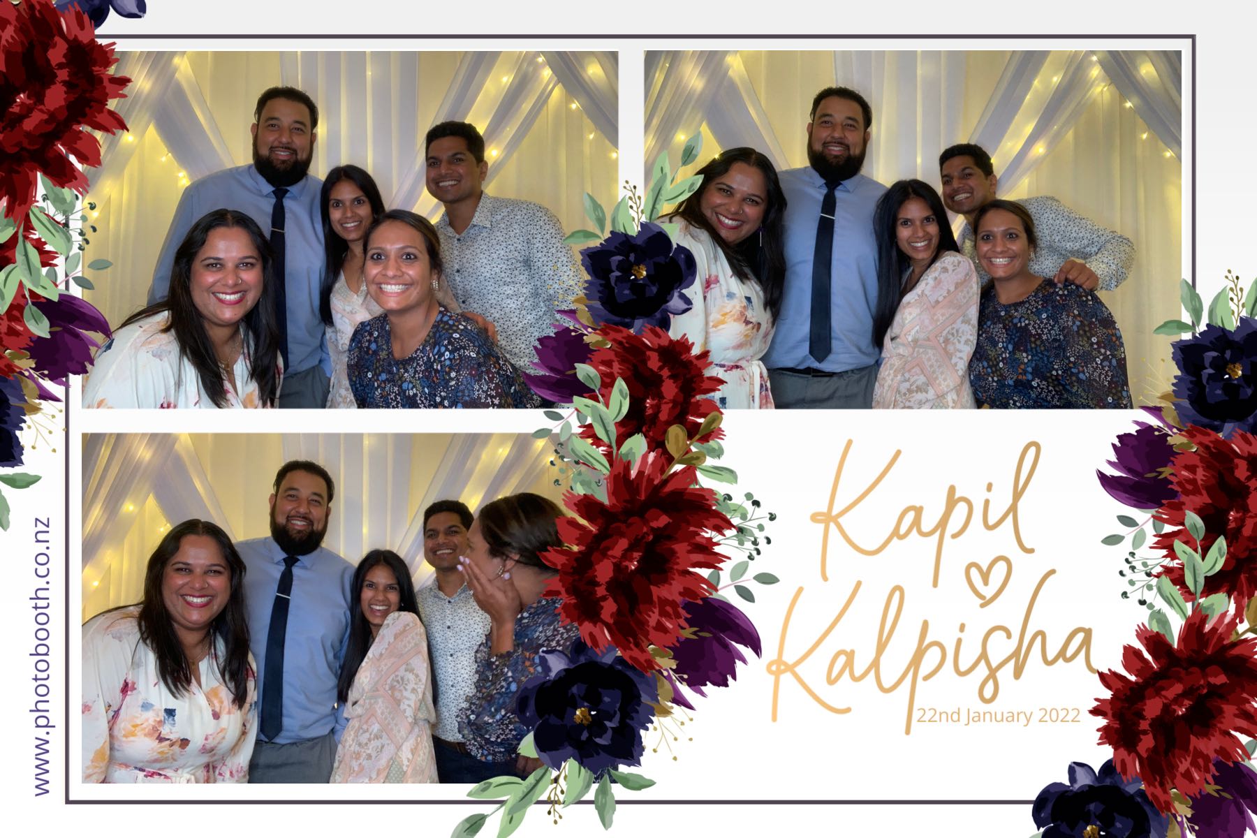 Kapil & Kalpisha's Wedding | View more photos from the event at gallery.photobooth.co.nz/u/SelfieCentral/Kapil-Kalpishas-Wedding