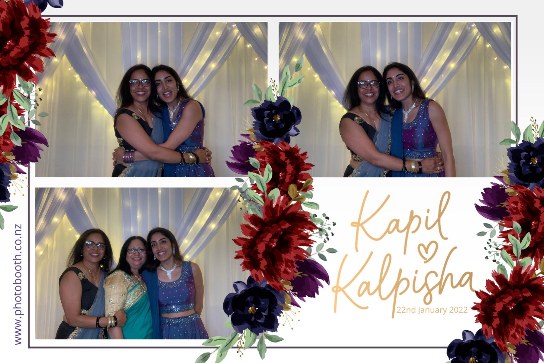 Kapil & Kalpisha's Wedding | View more photos from the event at gallery.photobooth.co.nz/u/SelfieCentral/Kapil-Kalpishas-Wedding