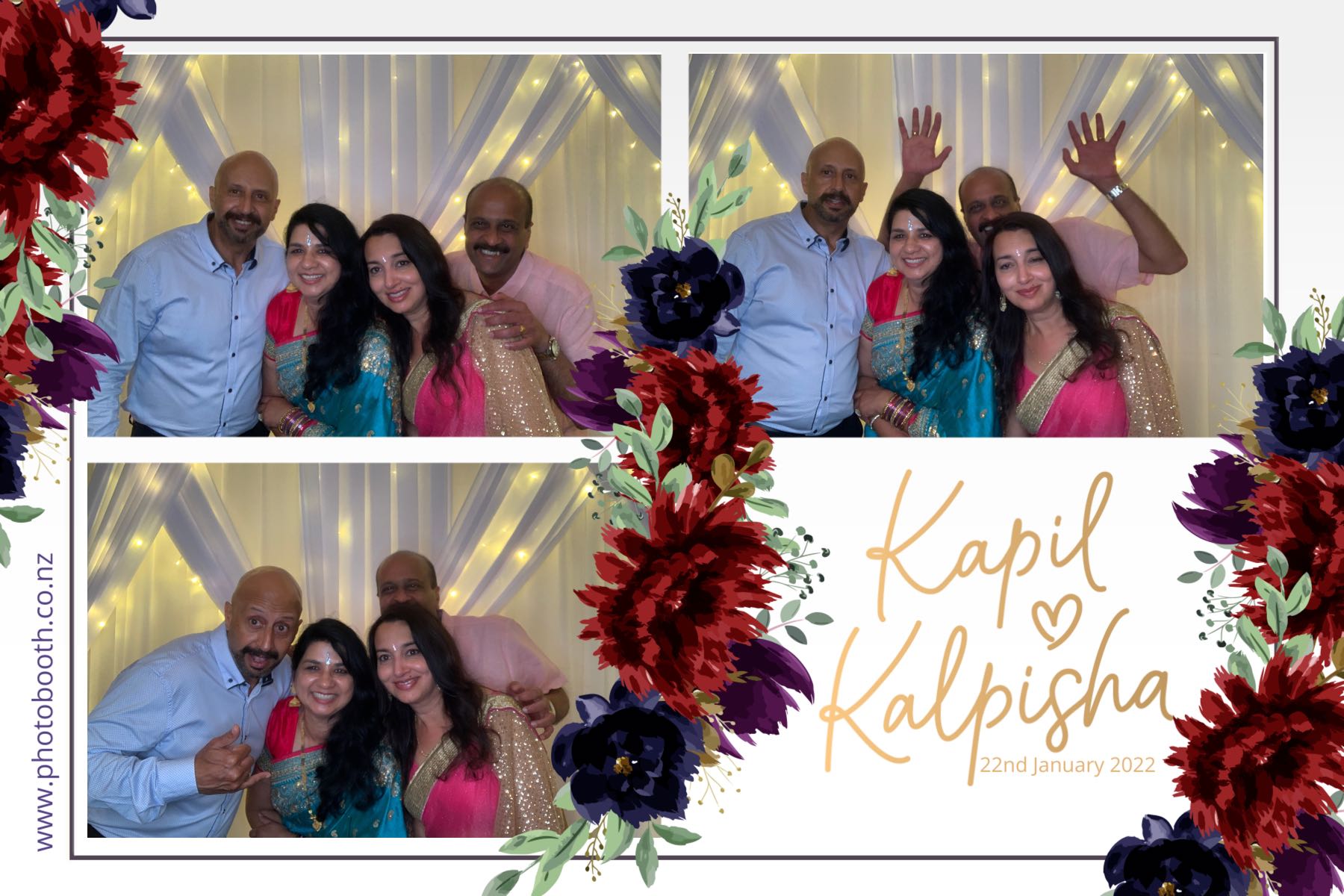 Kapil & Kalpisha's Wedding | View more photos from the event at gallery.photobooth.co.nz/u/SelfieCentral/Kapil-Kalpishas-Wedding