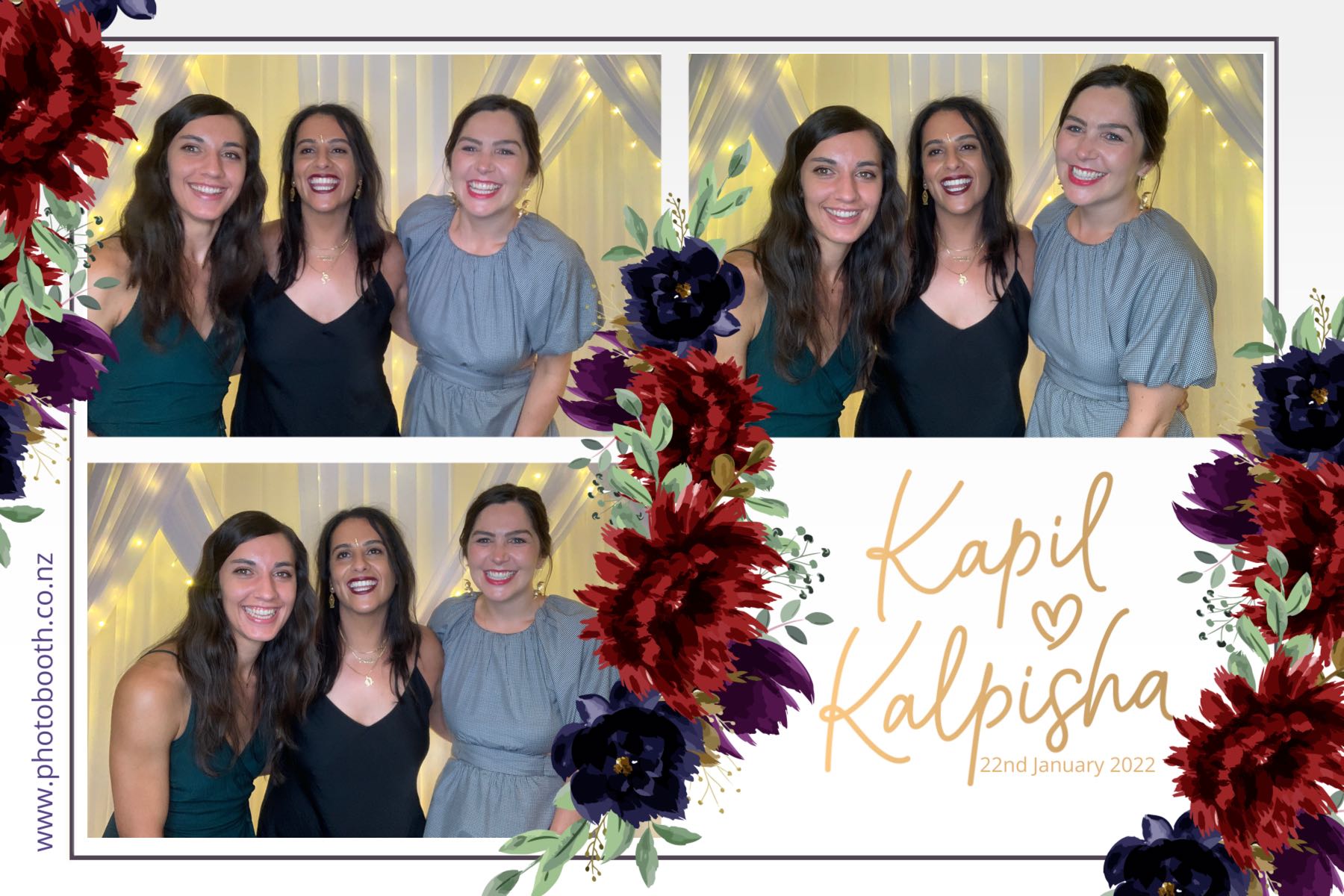 Kapil & Kalpisha's Wedding | View more photos from the event at gallery.photobooth.co.nz/u/SelfieCentral/Kapil-Kalpishas-Wedding