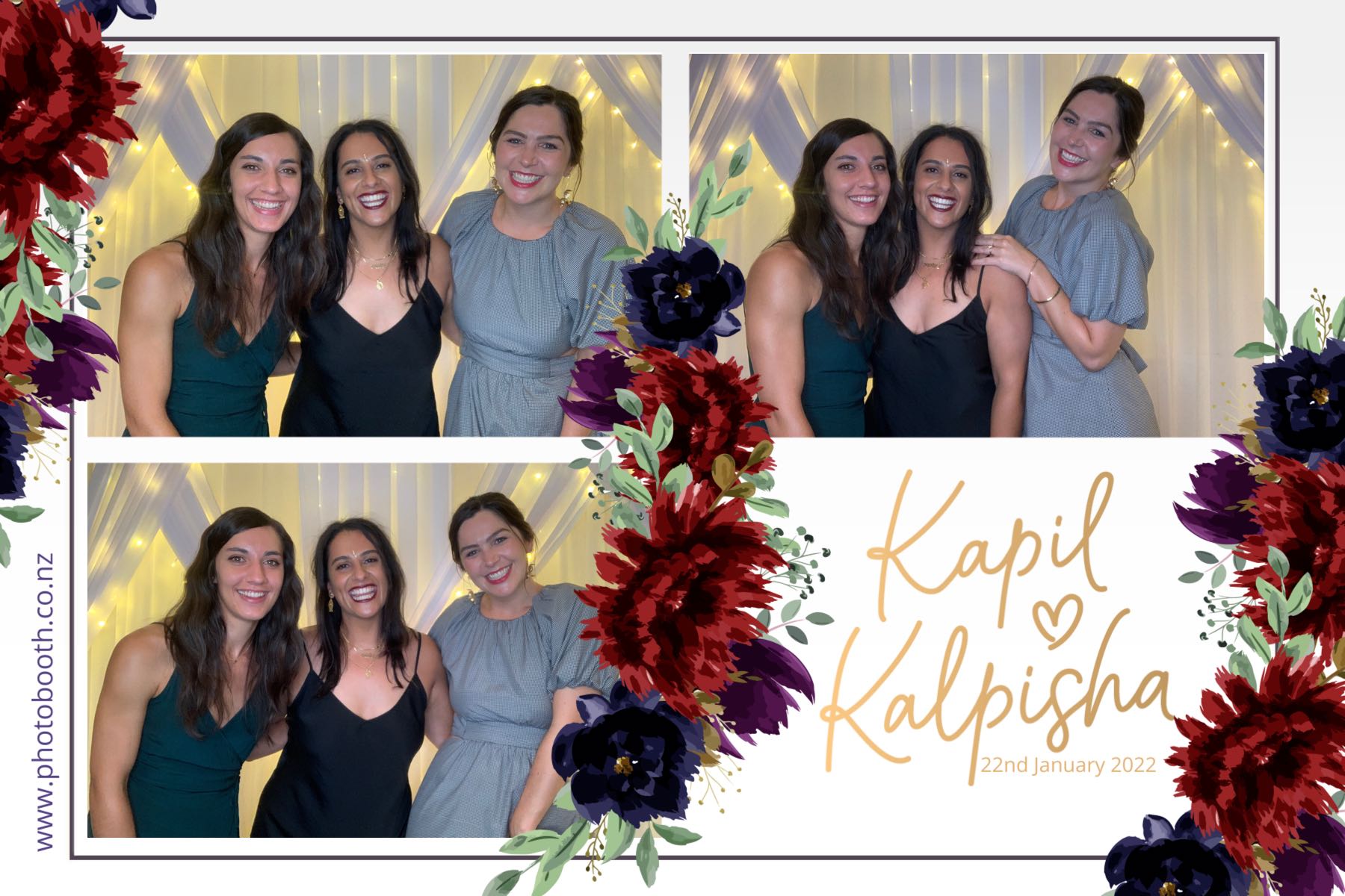 Kapil & Kalpisha's Wedding | View more photos from the event at gallery.photobooth.co.nz/u/SelfieCentral/Kapil-Kalpishas-Wedding