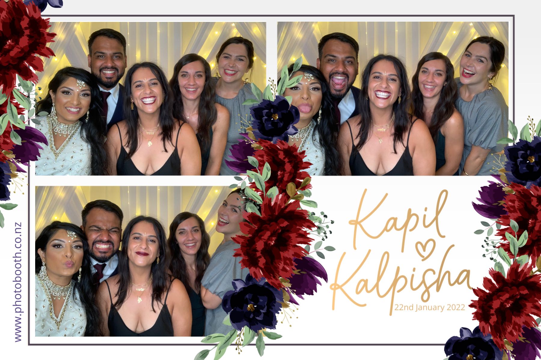 Kapil & Kalpisha's Wedding | View more photos from the event at gallery.photobooth.co.nz/u/SelfieCentral/Kapil-Kalpishas-Wedding