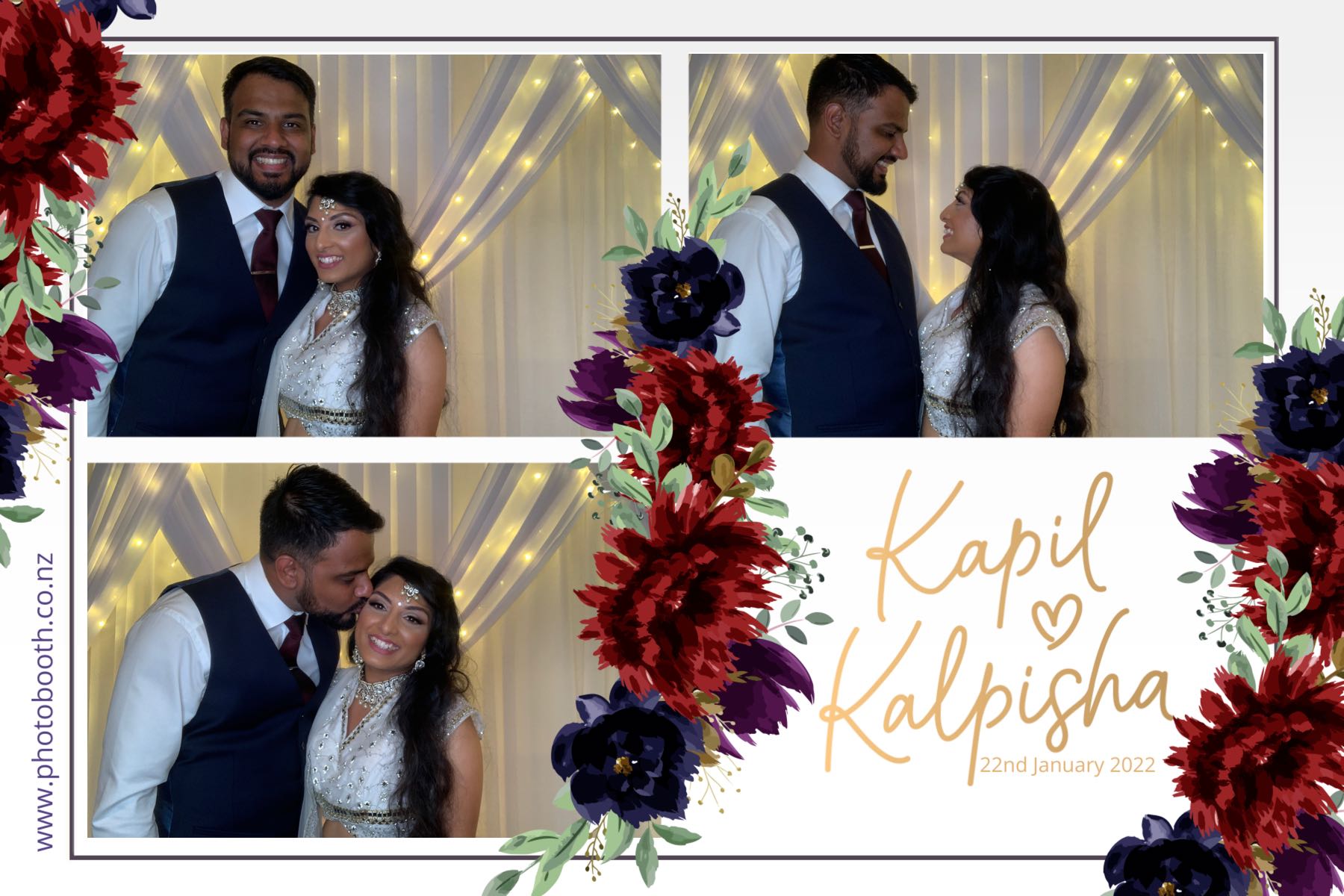 Kapil & Kalpisha's Wedding | View more photos from the event at gallery.photobooth.co.nz/u/SelfieCentral/Kapil-Kalpishas-Wedding