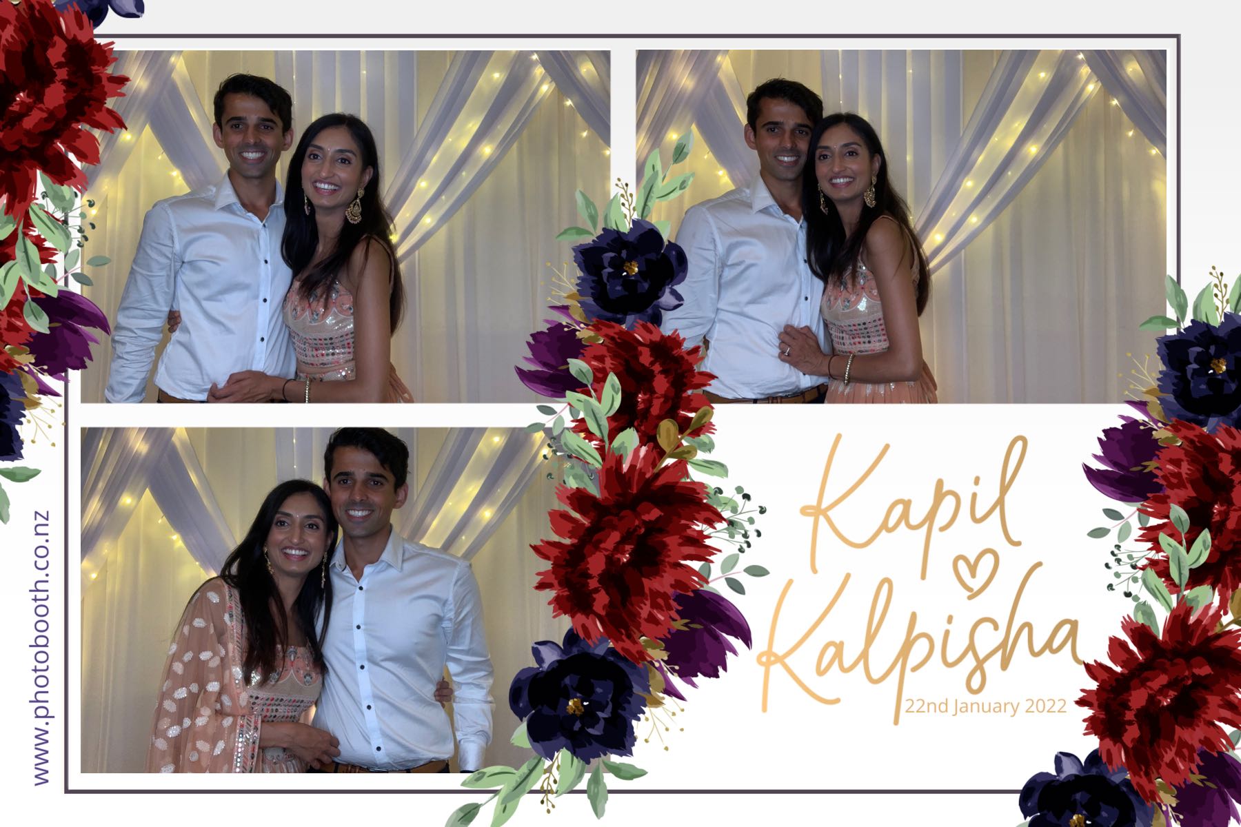 Kapil & Kalpisha's Wedding | View more photos from the event at gallery.photobooth.co.nz/u/SelfieCentral/Kapil-Kalpishas-Wedding