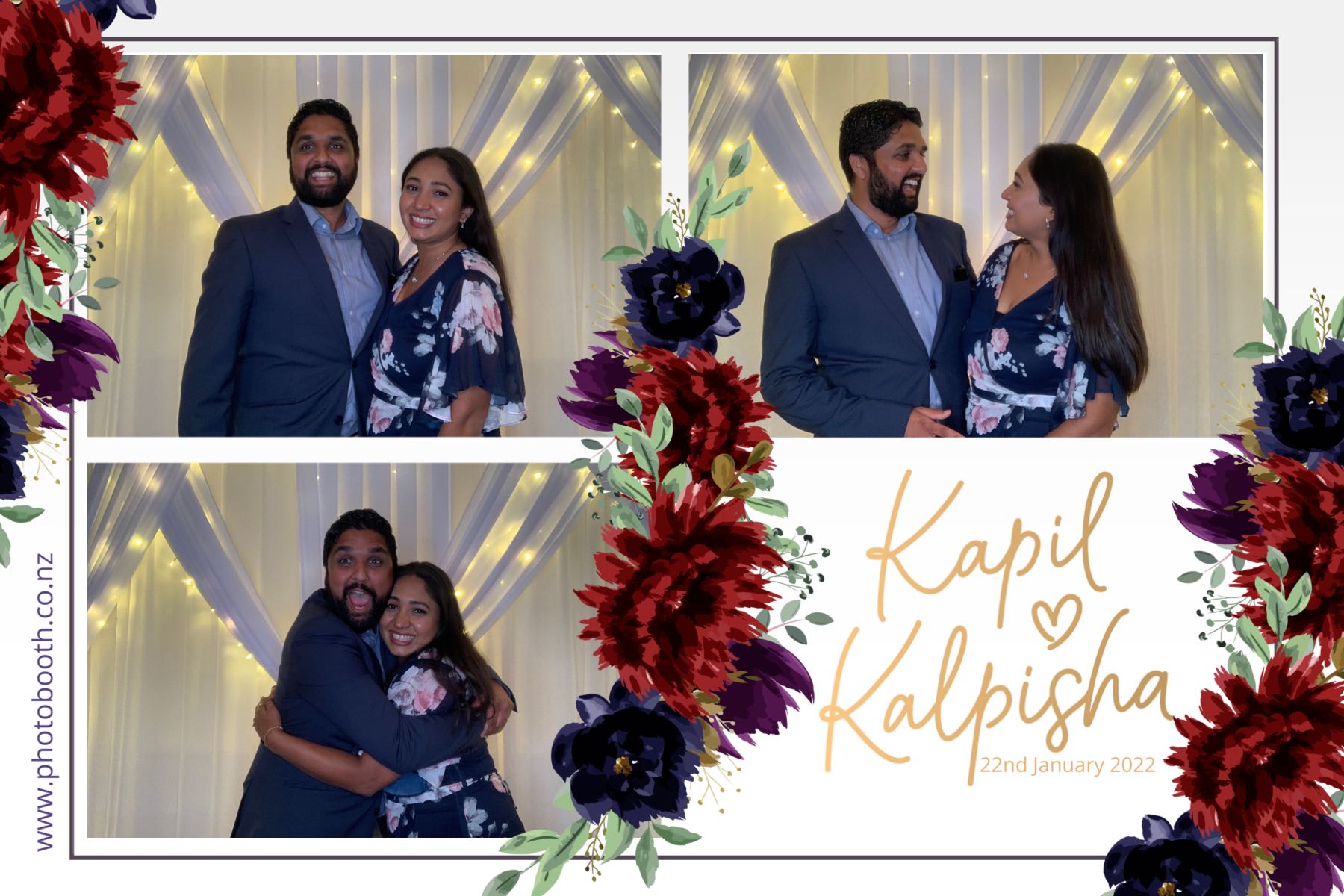 Kapil & Kalpisha's Wedding | View more photos from the event at gallery.photobooth.co.nz/u/SelfieCentral/Kapil-Kalpishas-Wedding
