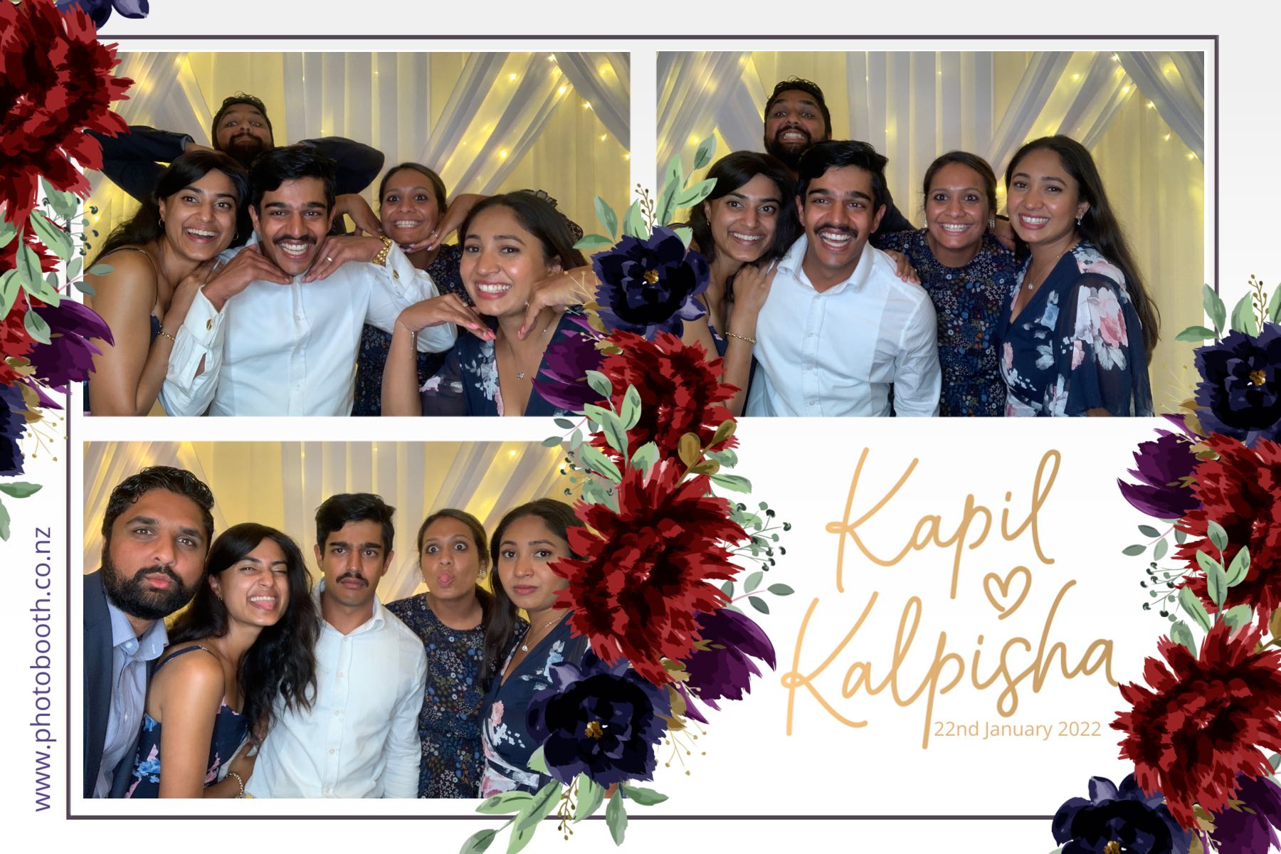 Kapil & Kalpisha's Wedding | View more photos from the event at gallery.photobooth.co.nz/u/SelfieCentral/Kapil-Kalpishas-Wedding