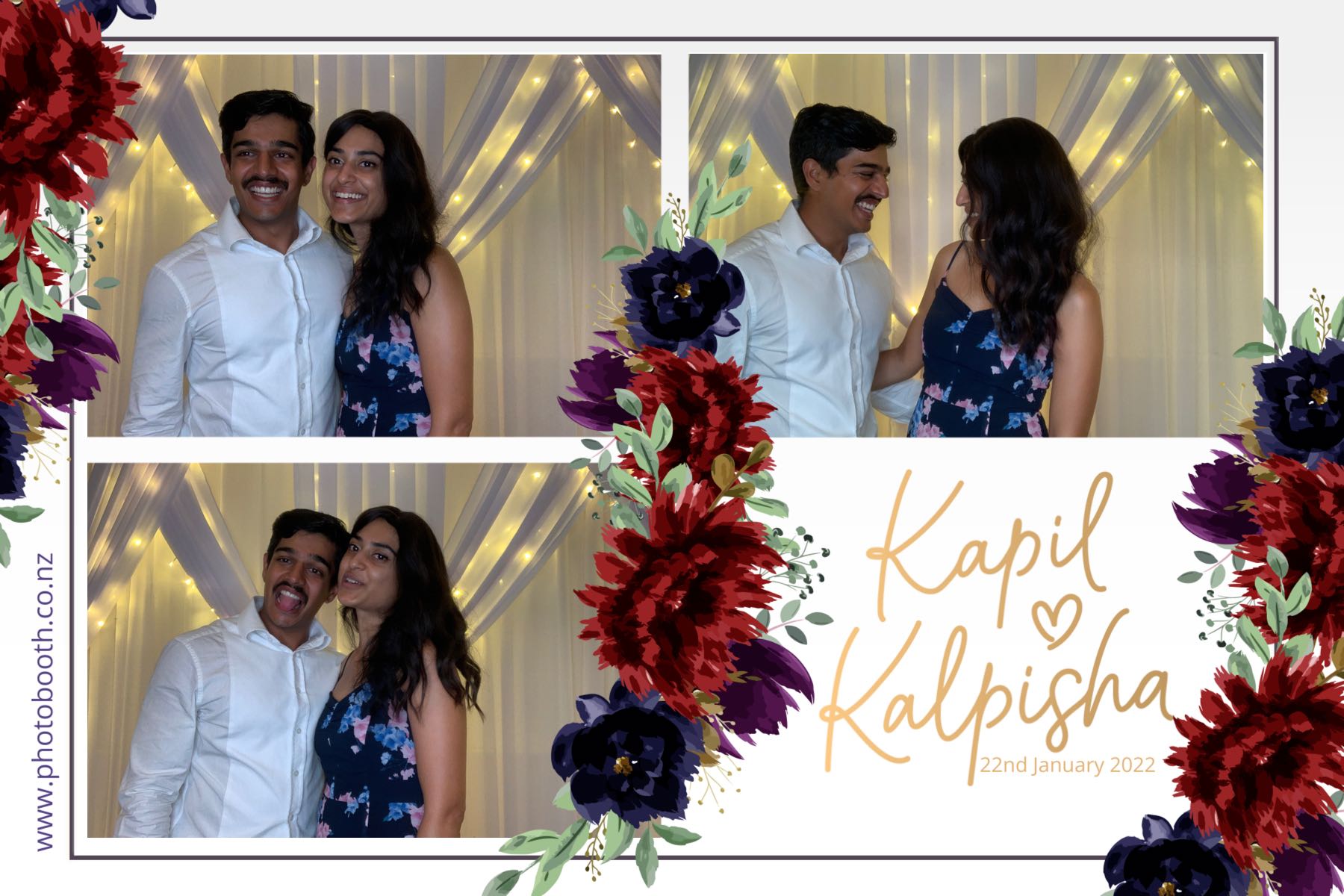 Kapil & Kalpisha's Wedding | View more photos from the event at gallery.photobooth.co.nz/u/SelfieCentral/Kapil-Kalpishas-Wedding
