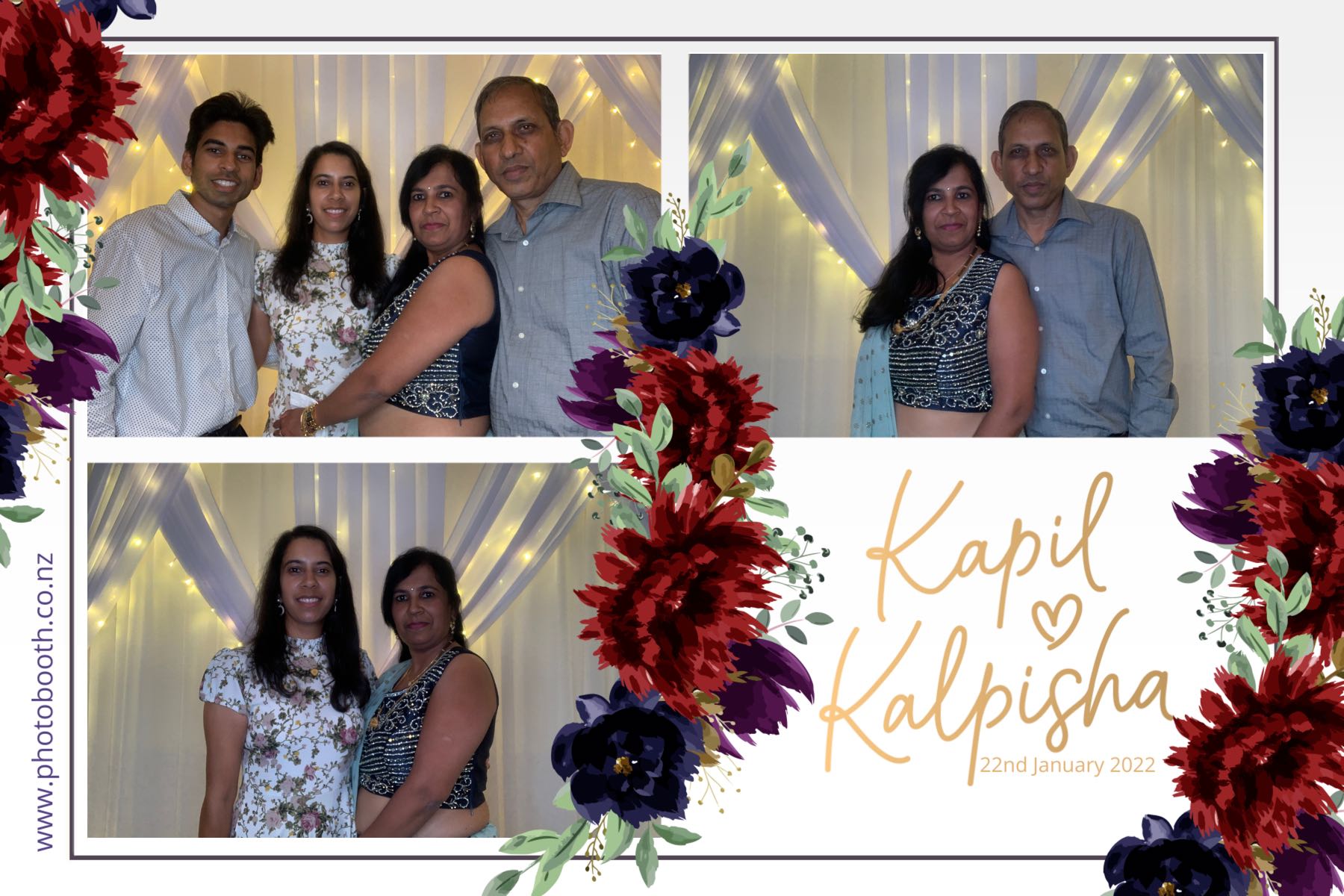 Kapil & Kalpisha's Wedding | View more photos from the event at gallery.photobooth.co.nz/u/SelfieCentral/Kapil-Kalpishas-Wedding