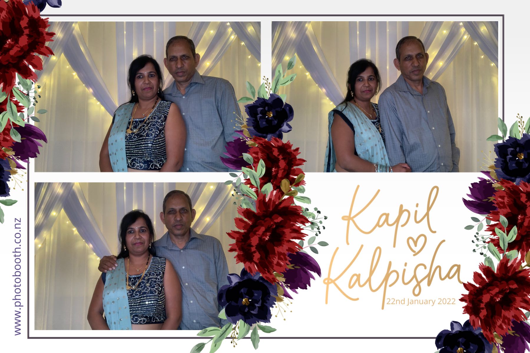 Kapil & Kalpisha's Wedding | View more photos from the event at gallery.photobooth.co.nz/u/SelfieCentral/Kapil-Kalpishas-Wedding