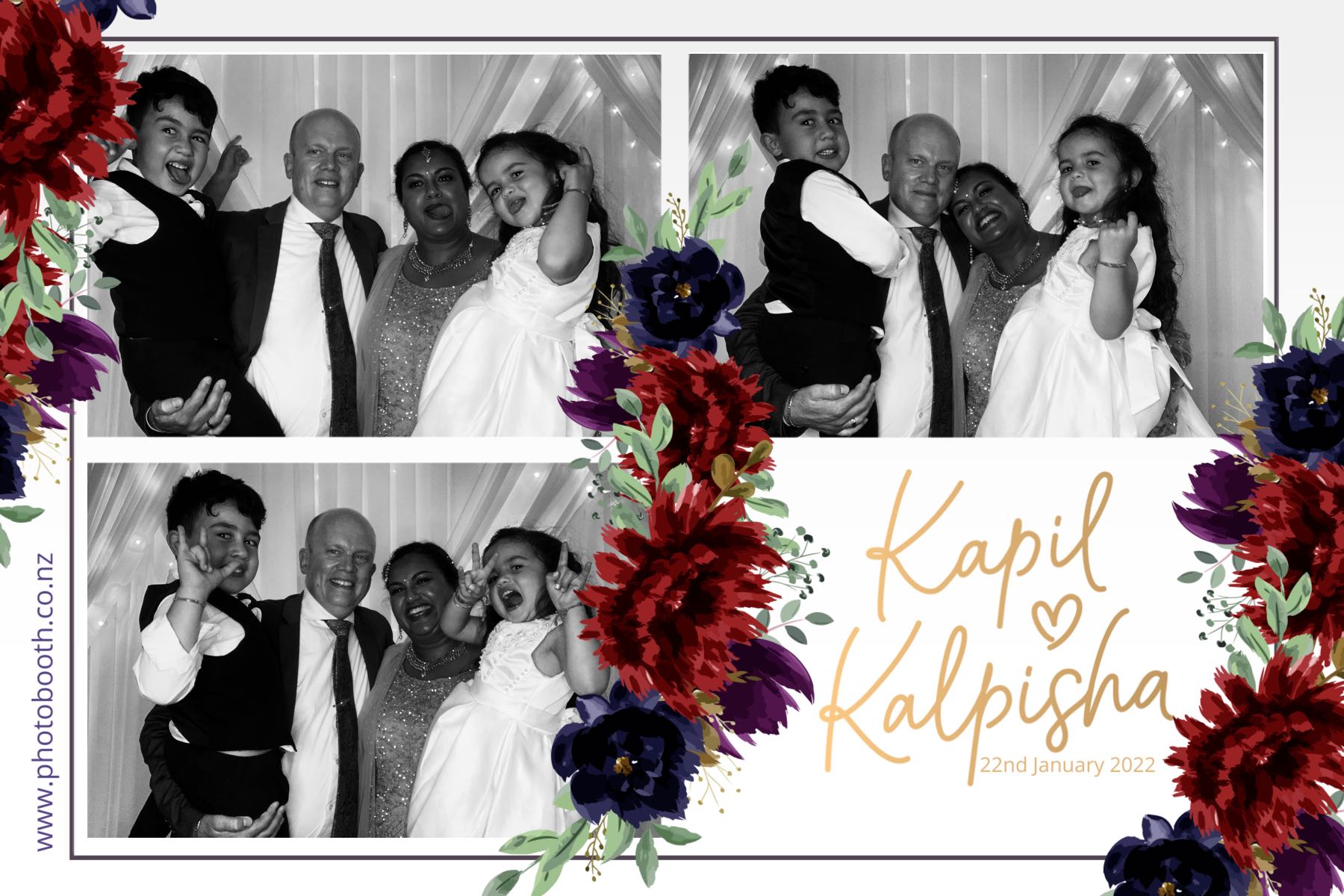 Kapil & Kalpisha's Wedding | View more photos from the event at gallery.photobooth.co.nz/u/SelfieCentral/Kapil-Kalpishas-Wedding