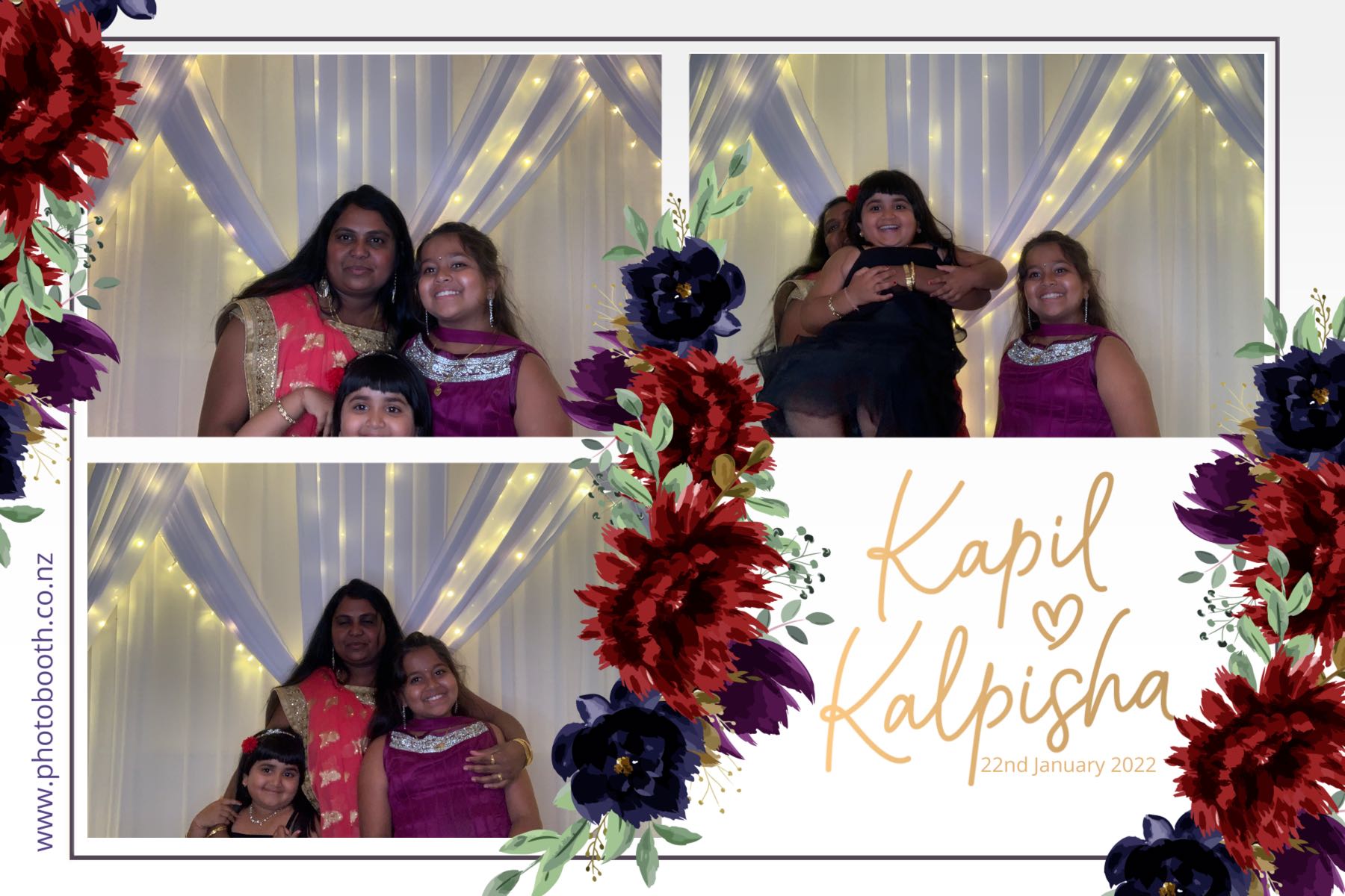 Kapil & Kalpisha's Wedding | View more photos from the event at gallery.photobooth.co.nz/u/SelfieCentral/Kapil-Kalpishas-Wedding