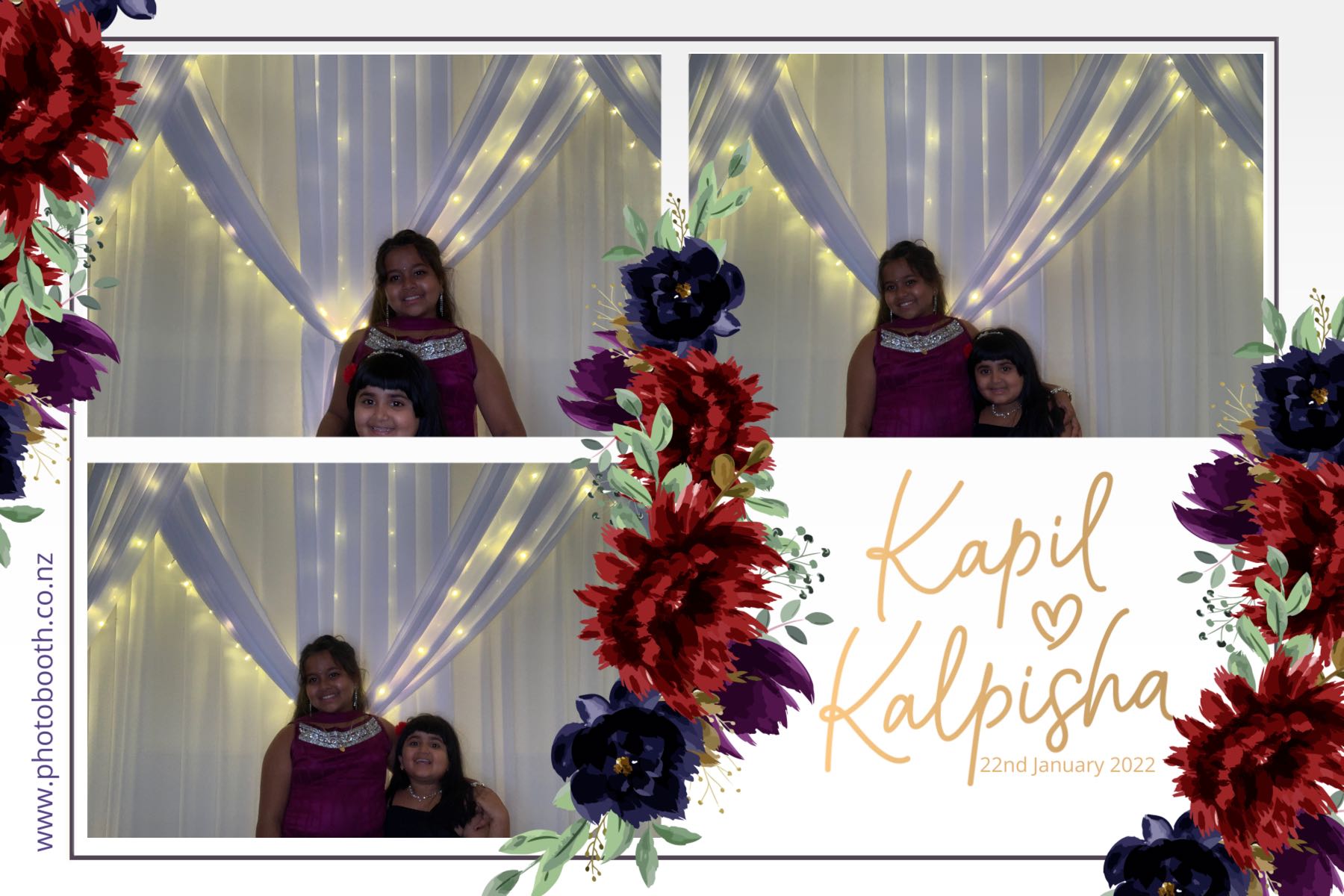 Kapil & Kalpisha's Wedding | View more photos from the event at gallery.photobooth.co.nz/u/SelfieCentral/Kapil-Kalpishas-Wedding