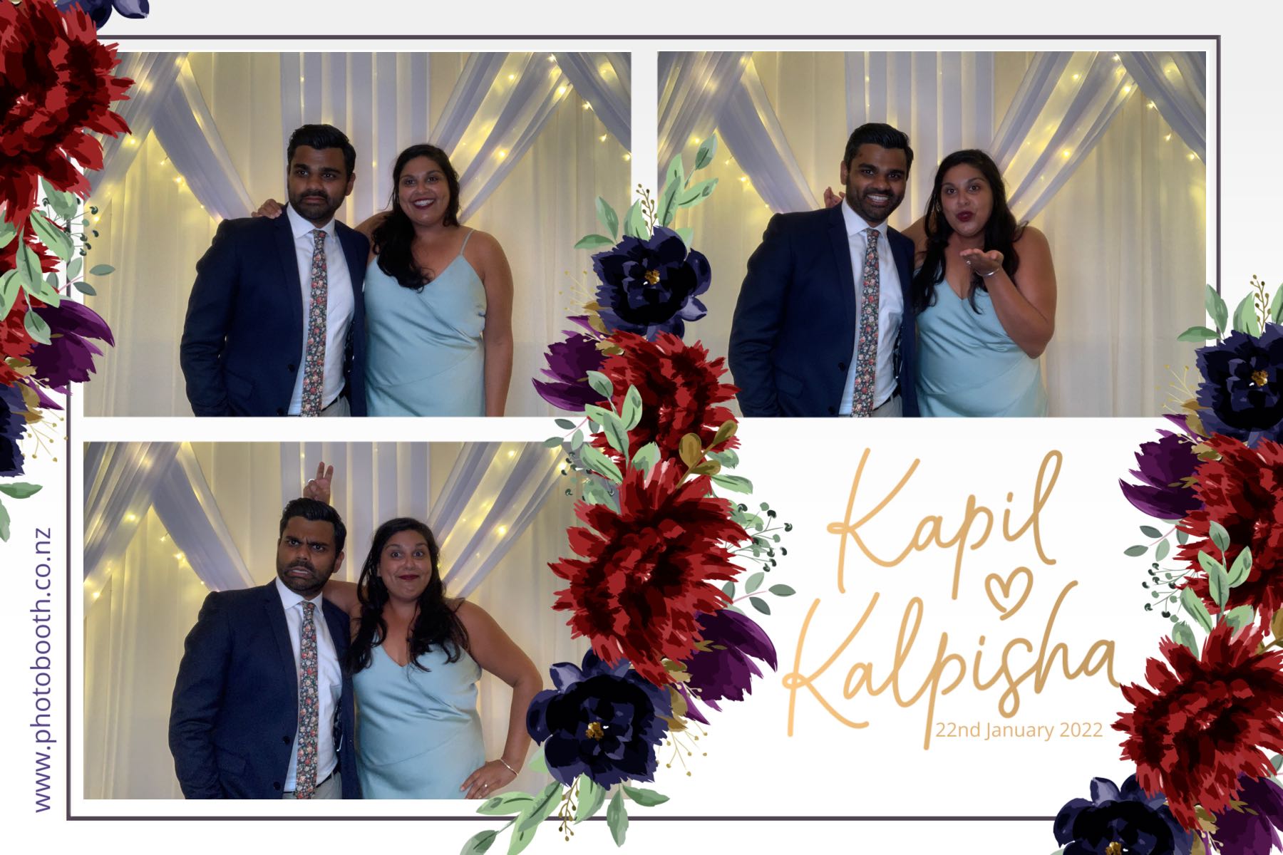 Kapil & Kalpisha's Wedding | View more photos from the event at gallery.photobooth.co.nz/u/SelfieCentral/Kapil-Kalpishas-Wedding