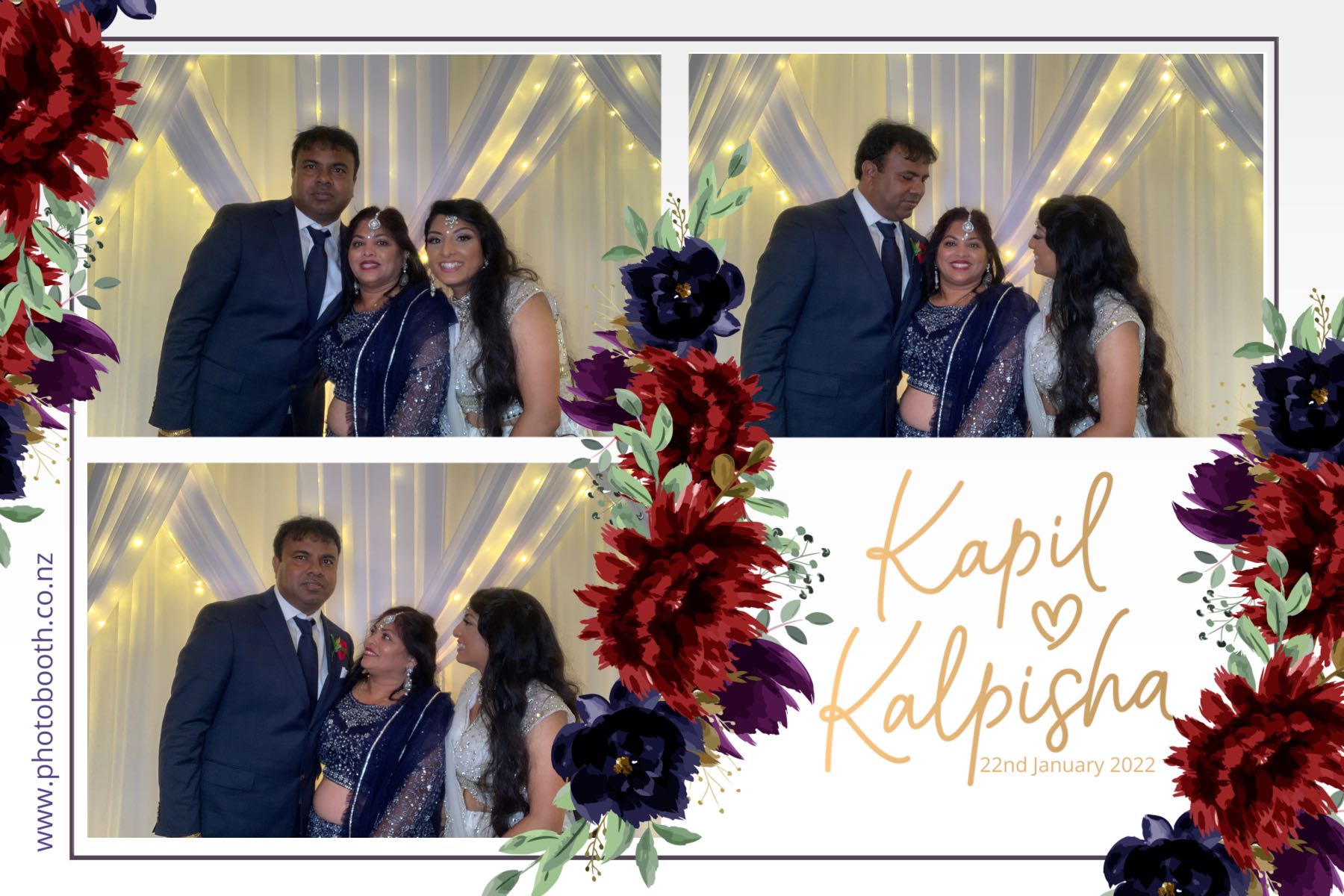 Kapil & Kalpisha's Wedding | View more photos from the event at gallery.photobooth.co.nz/u/SelfieCentral/Kapil-Kalpishas-Wedding