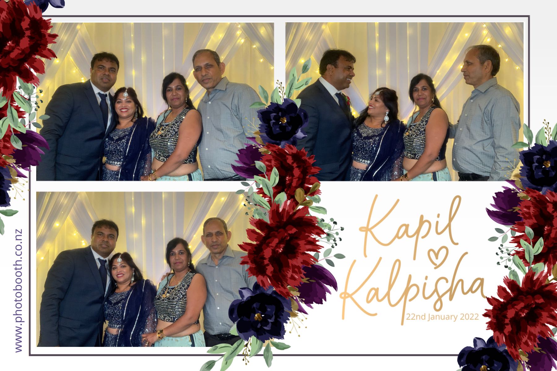 Kapil & Kalpisha's Wedding | View more photos from the event at gallery.photobooth.co.nz/u/SelfieCentral/Kapil-Kalpishas-Wedding