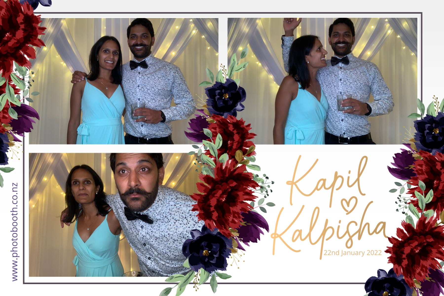 Kapil & Kalpisha's Wedding | View more photos from the event at gallery.photobooth.co.nz/u/SelfieCentral/Kapil-Kalpishas-Wedding