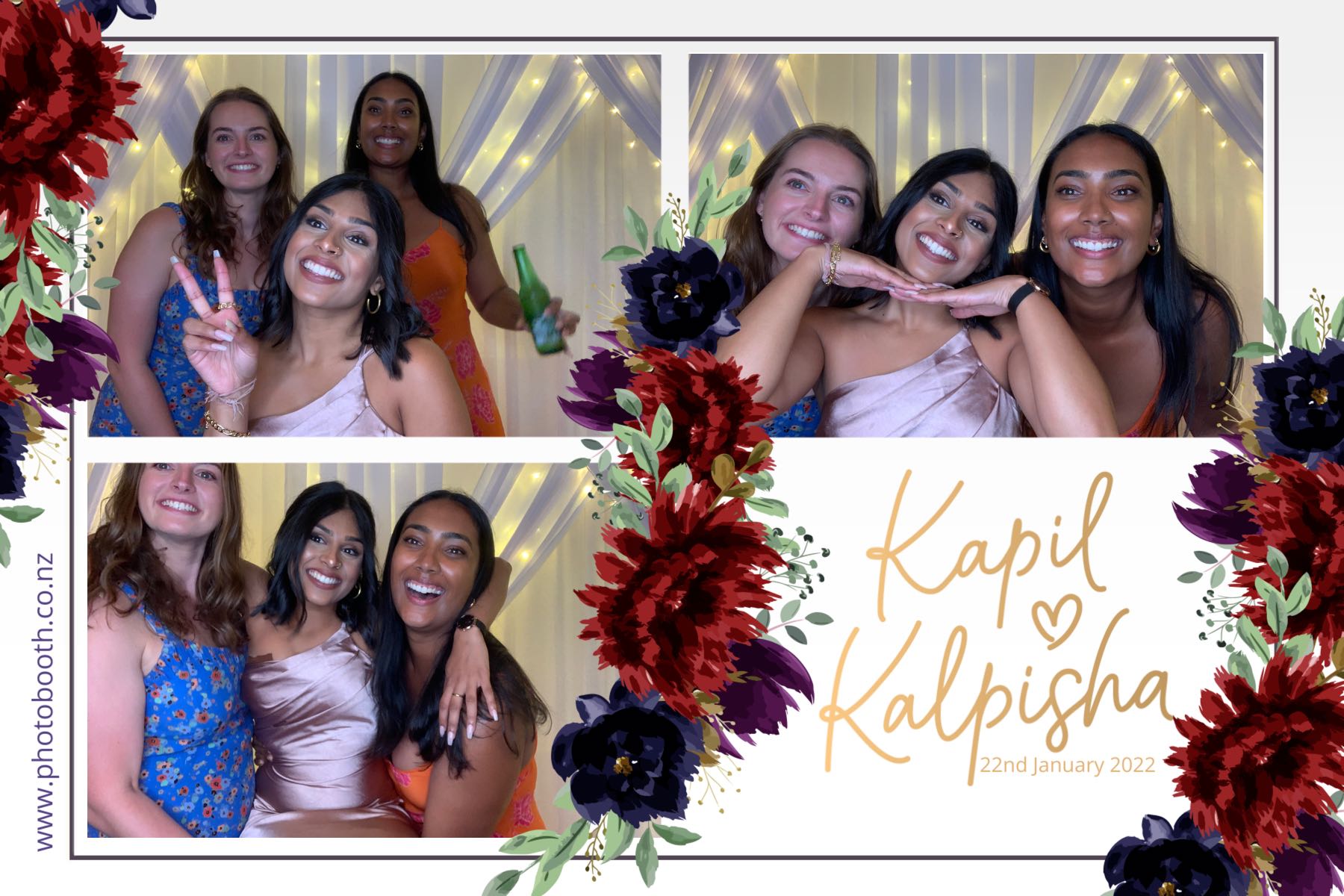 Kapil & Kalpisha's Wedding | View more photos from the event at gallery.photobooth.co.nz/u/SelfieCentral/Kapil-Kalpishas-Wedding