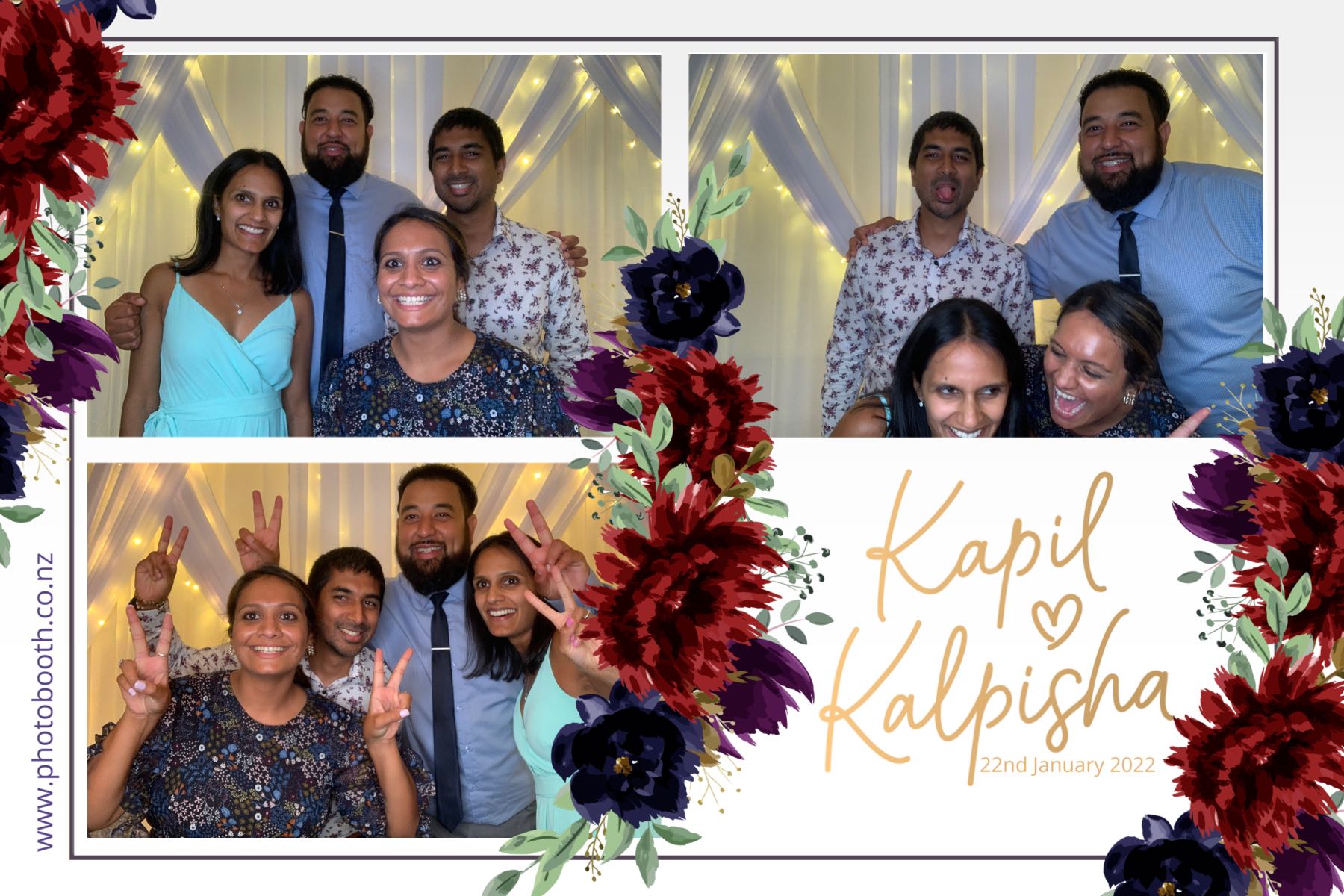 Kapil & Kalpisha's Wedding | View more photos from the event at gallery.photobooth.co.nz/u/SelfieCentral/Kapil-Kalpishas-Wedding