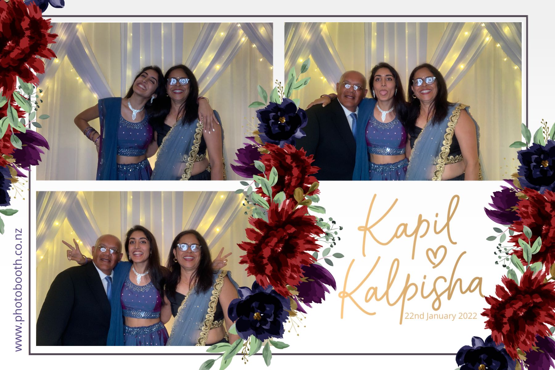 Kapil & Kalpisha's Wedding | View more photos from the event at gallery.photobooth.co.nz/u/SelfieCentral/Kapil-Kalpishas-Wedding