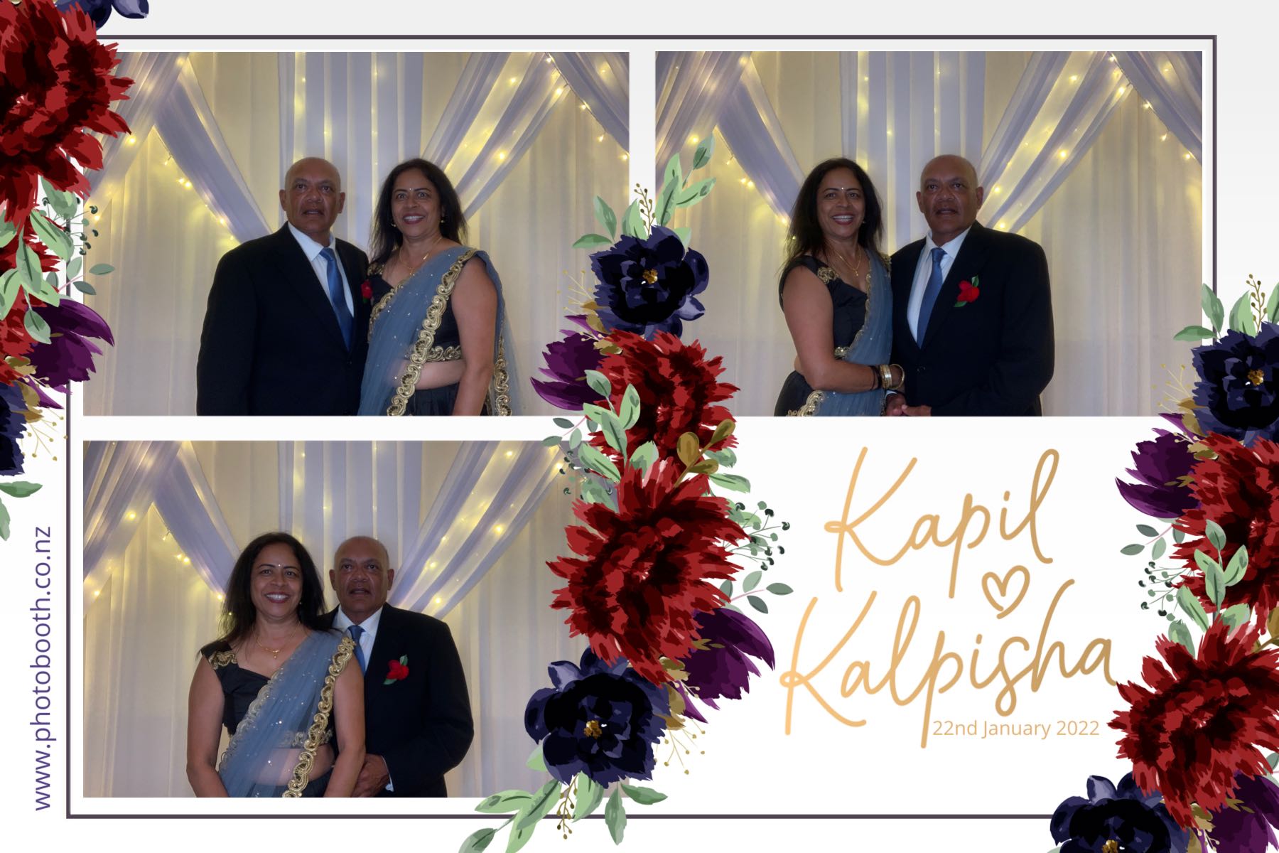 Kapil & Kalpisha's Wedding | View more photos from the event at gallery.photobooth.co.nz/u/SelfieCentral/Kapil-Kalpishas-Wedding