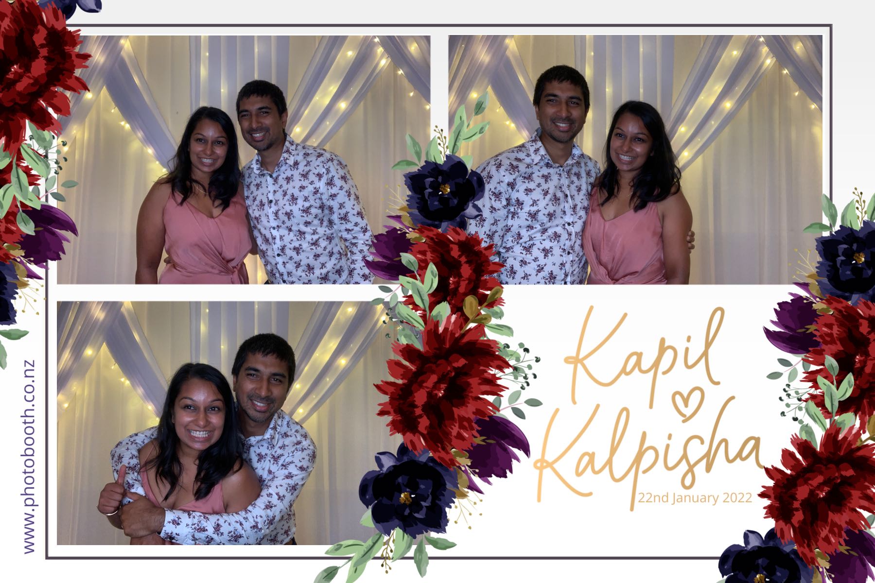 Kapil & Kalpisha's Wedding | View more photos from the event at gallery.photobooth.co.nz/u/SelfieCentral/Kapil-Kalpishas-Wedding