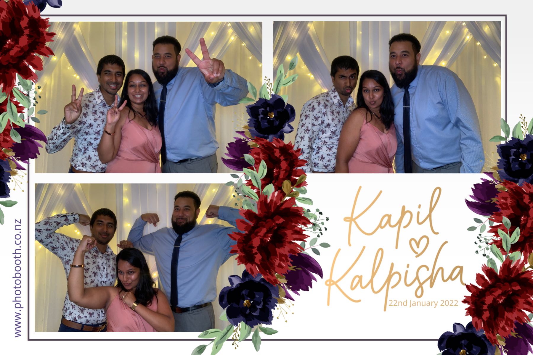 Kapil & Kalpisha's Wedding | View more photos from the event at gallery.photobooth.co.nz/u/SelfieCentral/Kapil-Kalpishas-Wedding