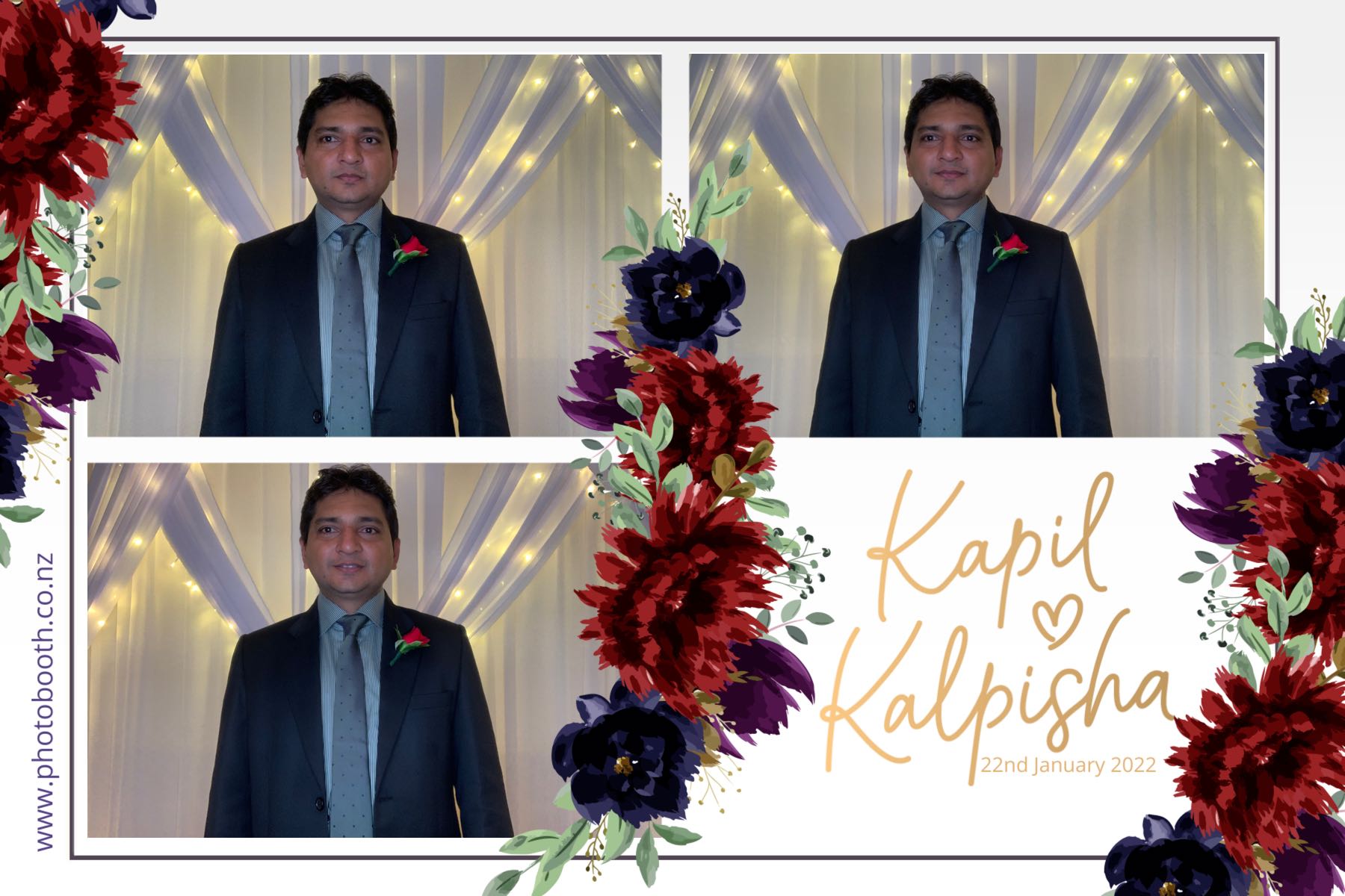 Kapil & Kalpisha's Wedding | View more photos from the event at gallery.photobooth.co.nz/u/SelfieCentral/Kapil-Kalpishas-Wedding