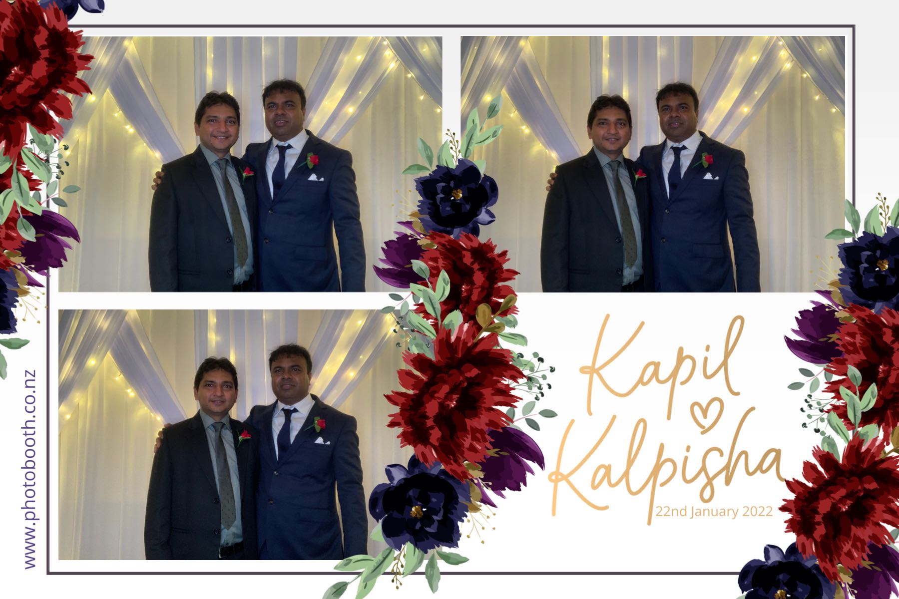 Kapil & Kalpisha's Wedding | View more photos from the event at gallery.photobooth.co.nz/u/SelfieCentral/Kapil-Kalpishas-Wedding