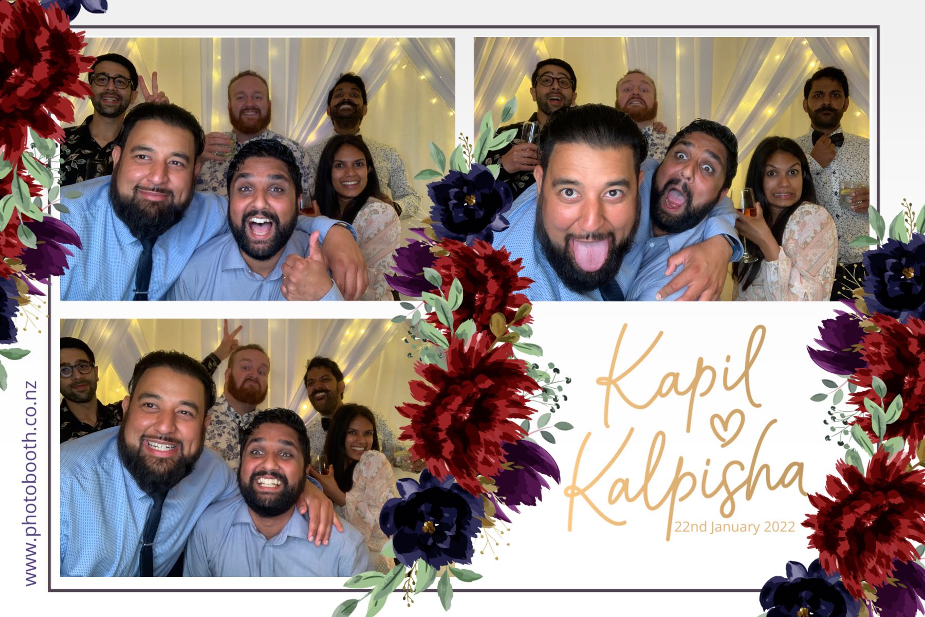 Kapil & Kalpisha's Wedding | View more photos from the event at gallery.photobooth.co.nz/u/SelfieCentral/Kapil-Kalpishas-Wedding