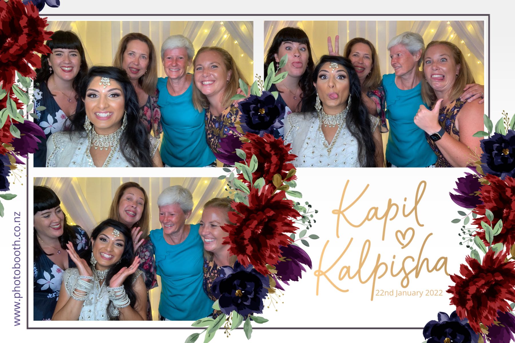 Kapil & Kalpisha's Wedding | View more photos from the event at gallery.photobooth.co.nz/u/SelfieCentral/Kapil-Kalpishas-Wedding