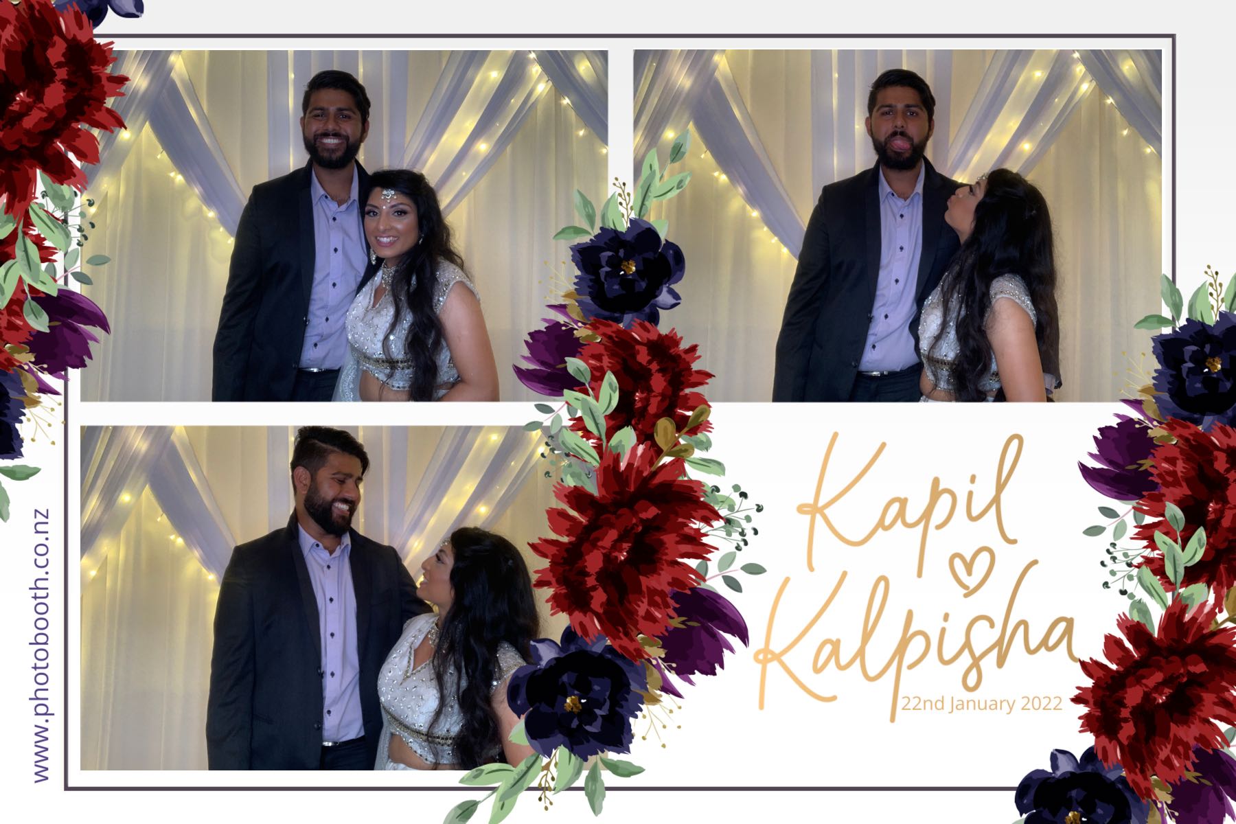 Kapil & Kalpisha's Wedding | View more photos from the event at gallery.photobooth.co.nz/u/SelfieCentral/Kapil-Kalpishas-Wedding