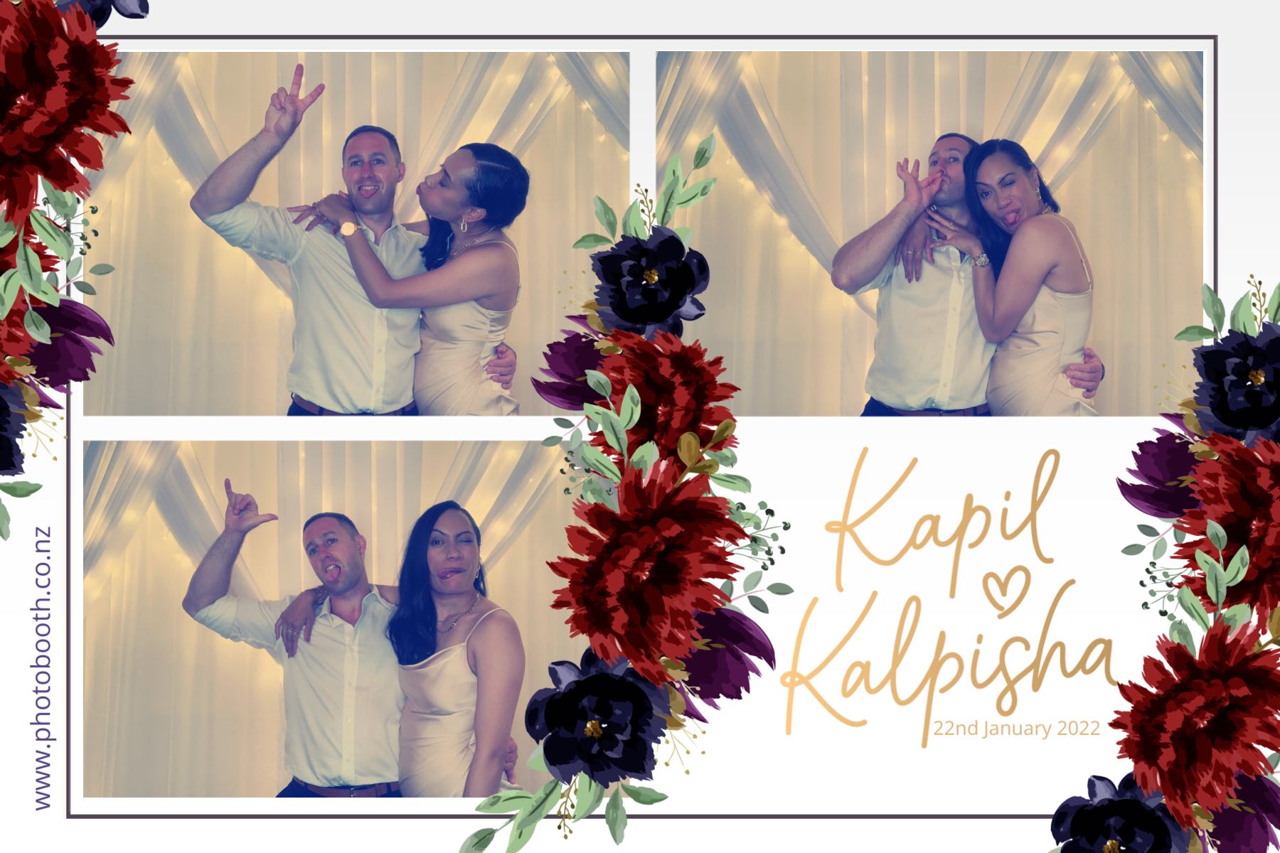 Kapil & Kalpisha's Wedding | View more photos from the event at gallery.photobooth.co.nz/u/SelfieCentral/Kapil-Kalpishas-Wedding